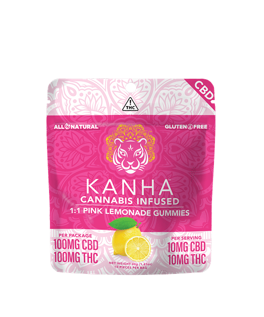 100mg 1:1 Pink Lemonade Gummies