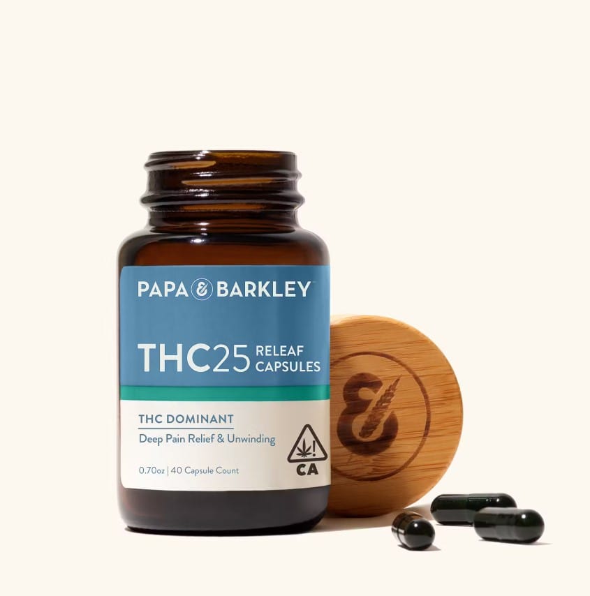Papa & Barkley - Capsules THC25 40ct - Papa & Barkley - Papa & Barkley - Capsules THC25 40ct - $85 - Capsules