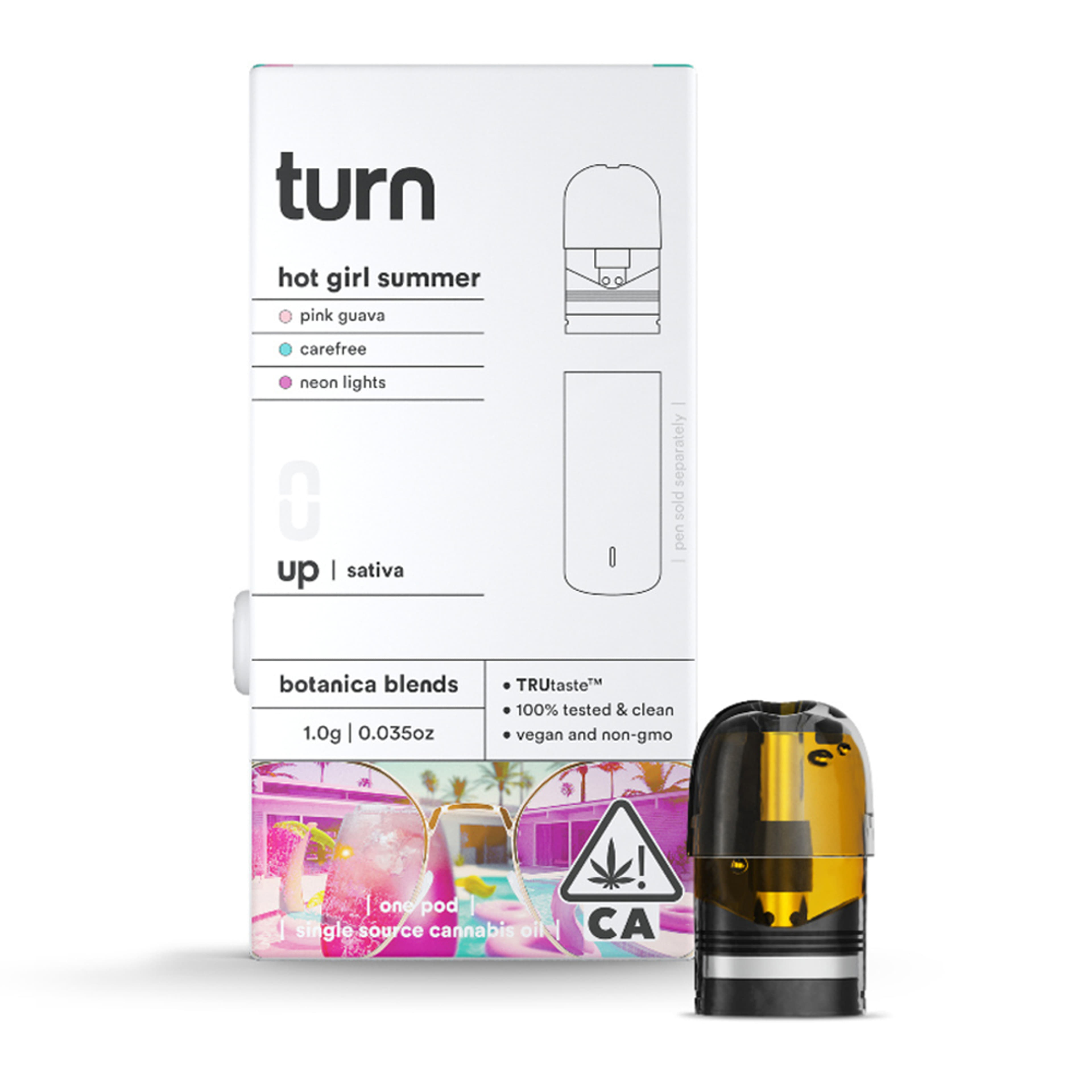 Hot Girl Summer (S) Pod 1g Botanica Blends - Turn - Hot Girl Summer (S) - $26.40 - Cartridges