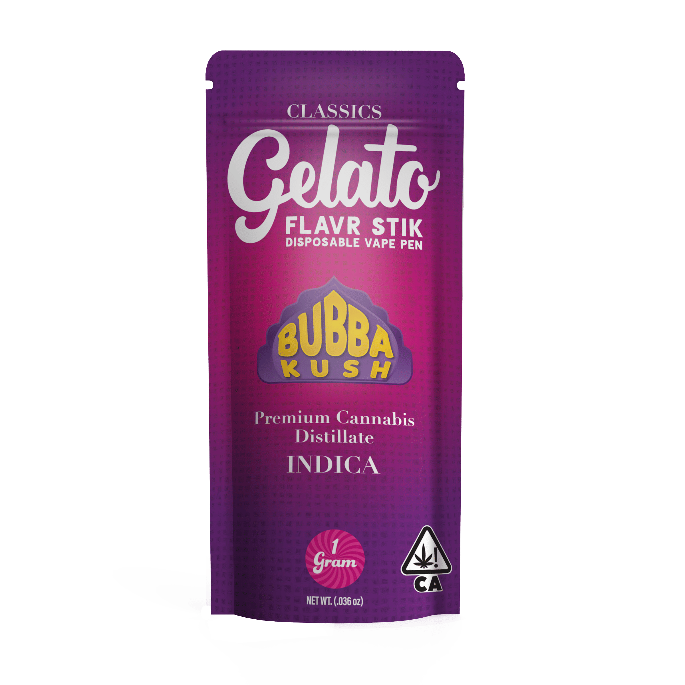 Bubba Kush Gelato Classics All-In-One 1g - Gelato -  - $25 - Vapes