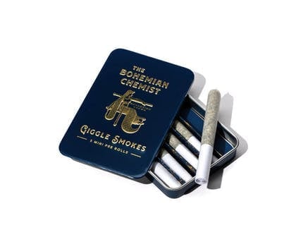 BLUE DREAM 5-PACK PRE-ROLLS | GIGGLE SMOKES | THE BOHEMIAN CHEMIST