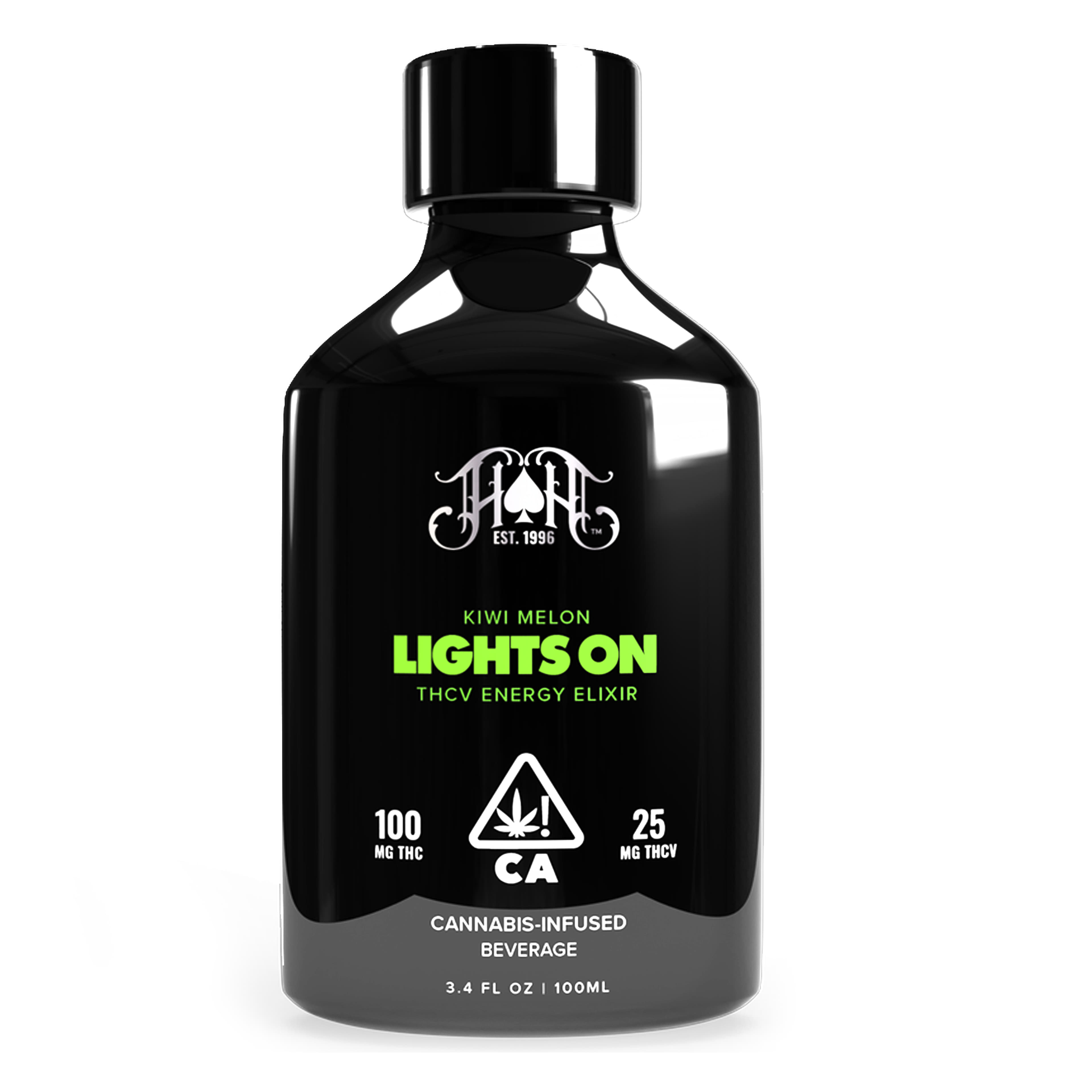 Lights On: Kiwi Melon THCV Elixir - Heavy Hitters - Lights On Elixir (THCV) - $17.35 - Edibles