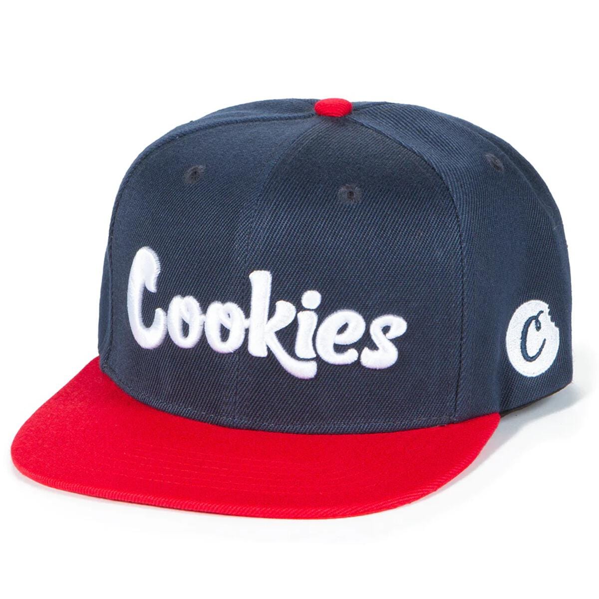 Navy/Red Original Logo Snapback - Cookies Co. - Blue/Red Cookies Hat - $38 - Apparel / Merch