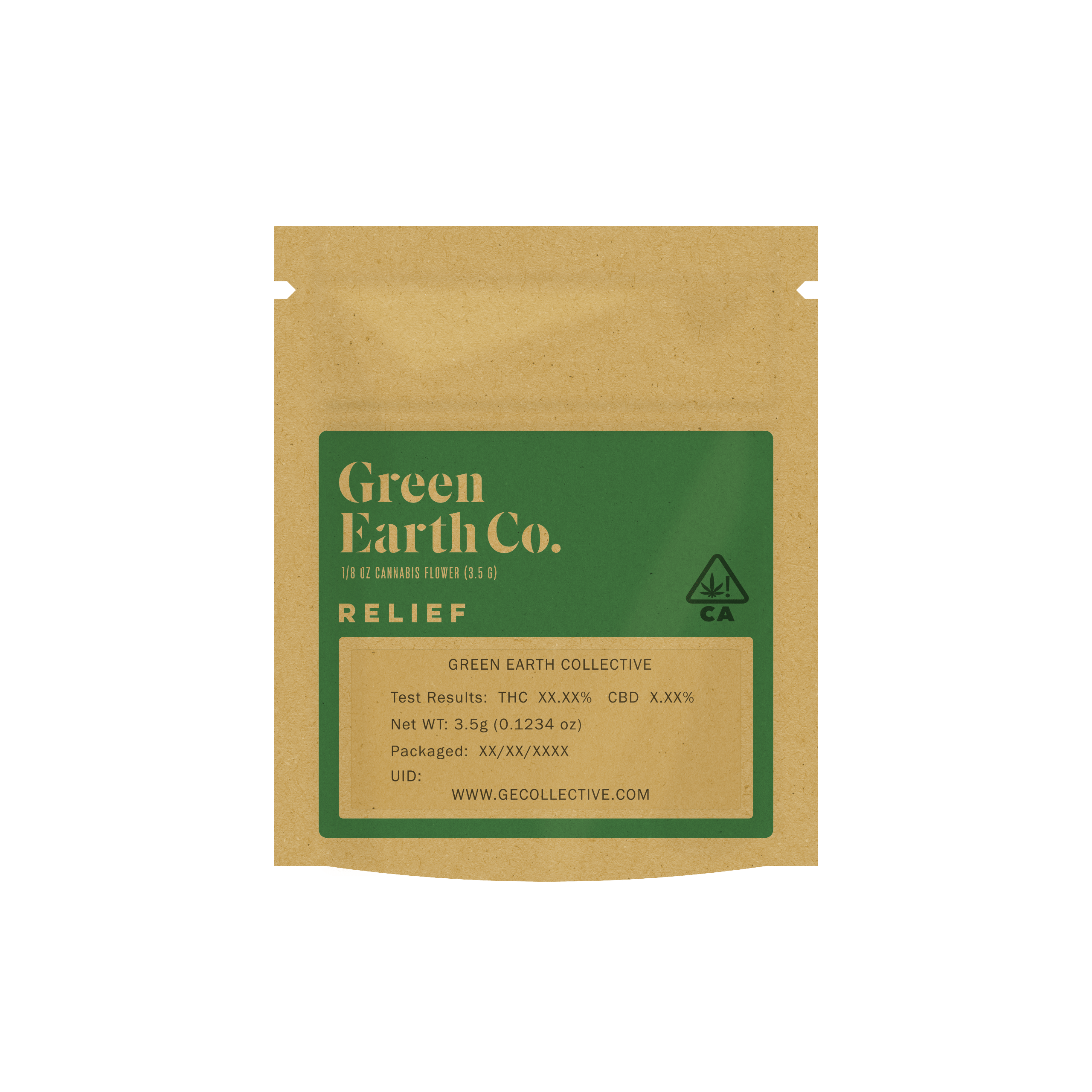 Green Earth: Cannatonic x Ringo 1:1 - 3.5g CBD - Green Earth Co. -  - $25 - Flower
