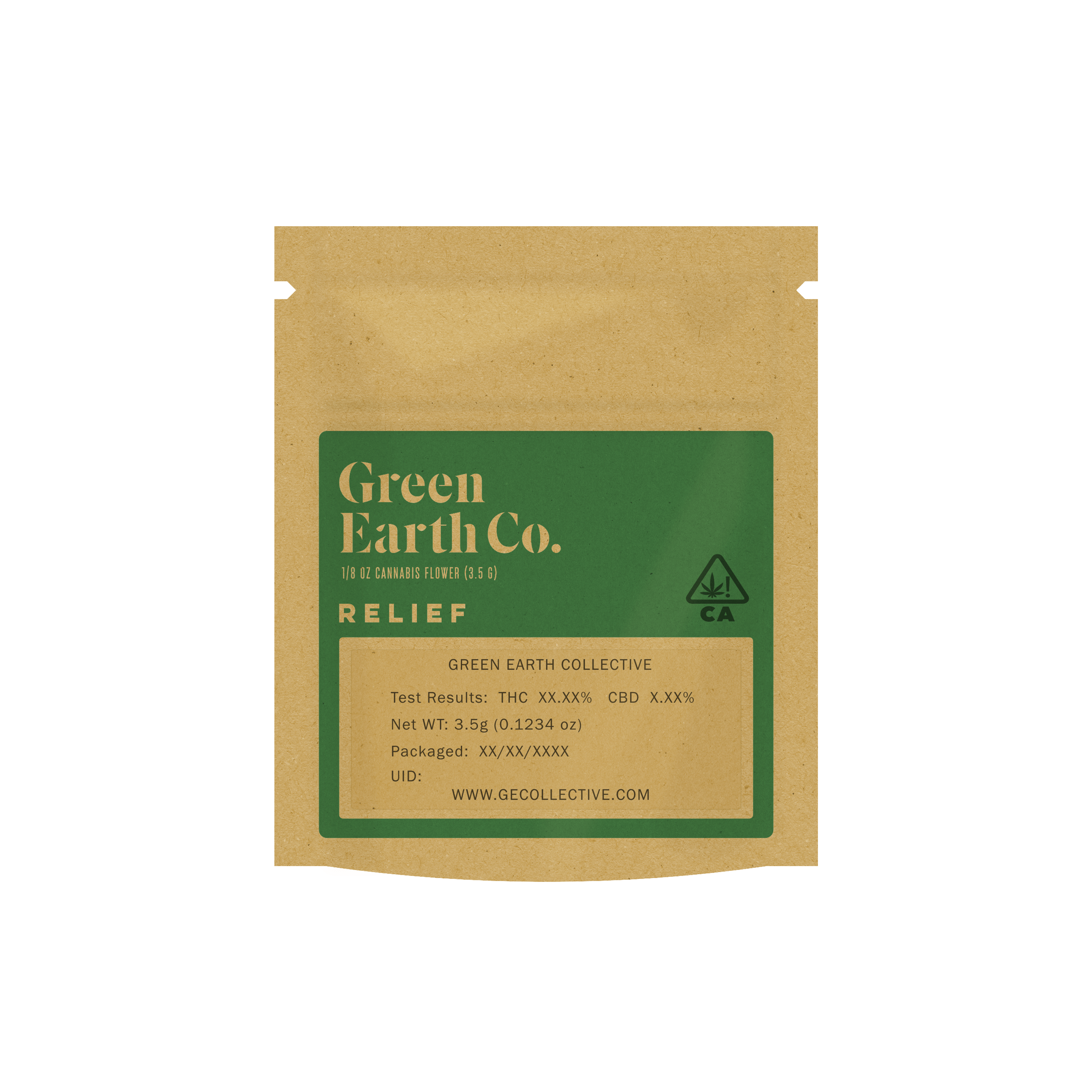 Green Earth: Cannatonic x Ringo 1:1 - 3.5g CBD - Green Earth Co. - - $25 - Flower
