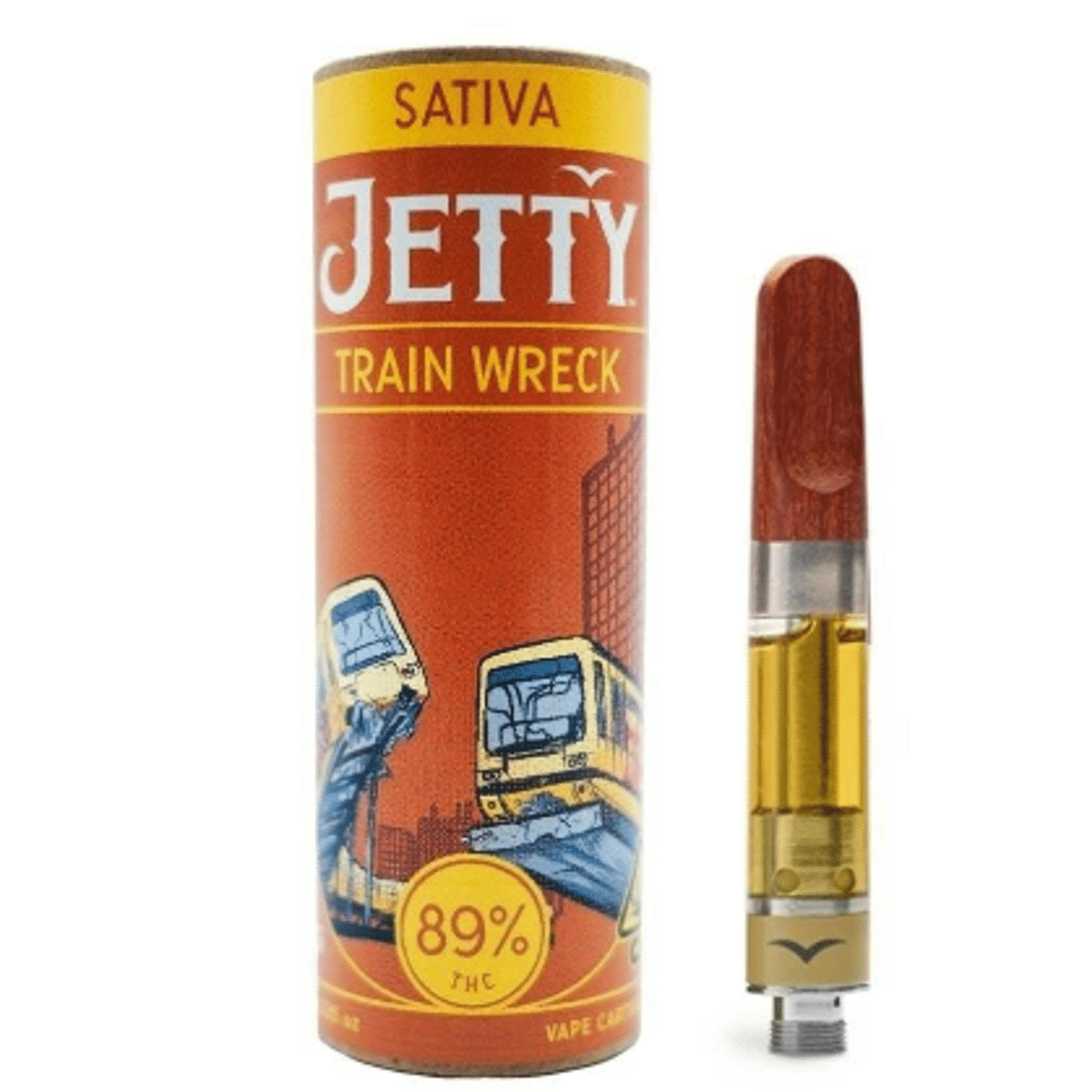 Train Wreck - 1G High THC Cart - Jetty Extracts - Train Wreck High THC Cart (S) - $24 - Cartridges