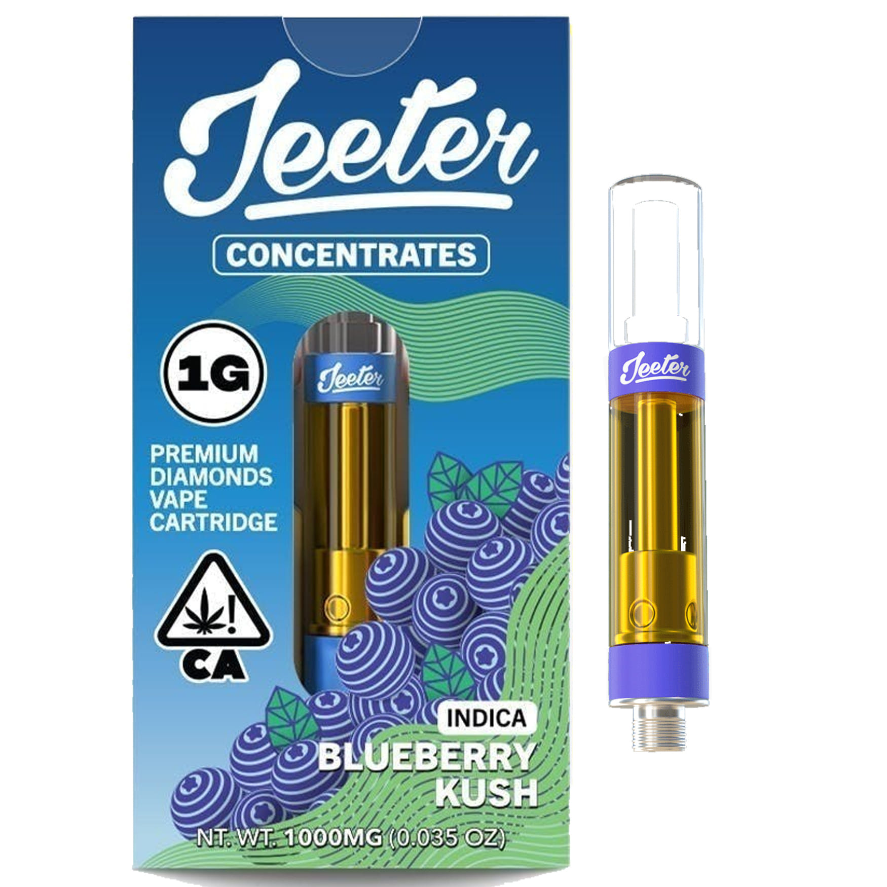 Blueberry Kush (I) - 1g Jeeter Juice Cartridge *B2G1 EVERYDAY* - Jeeter - Blueberry Kush (I) - $23.48 - Cartridges