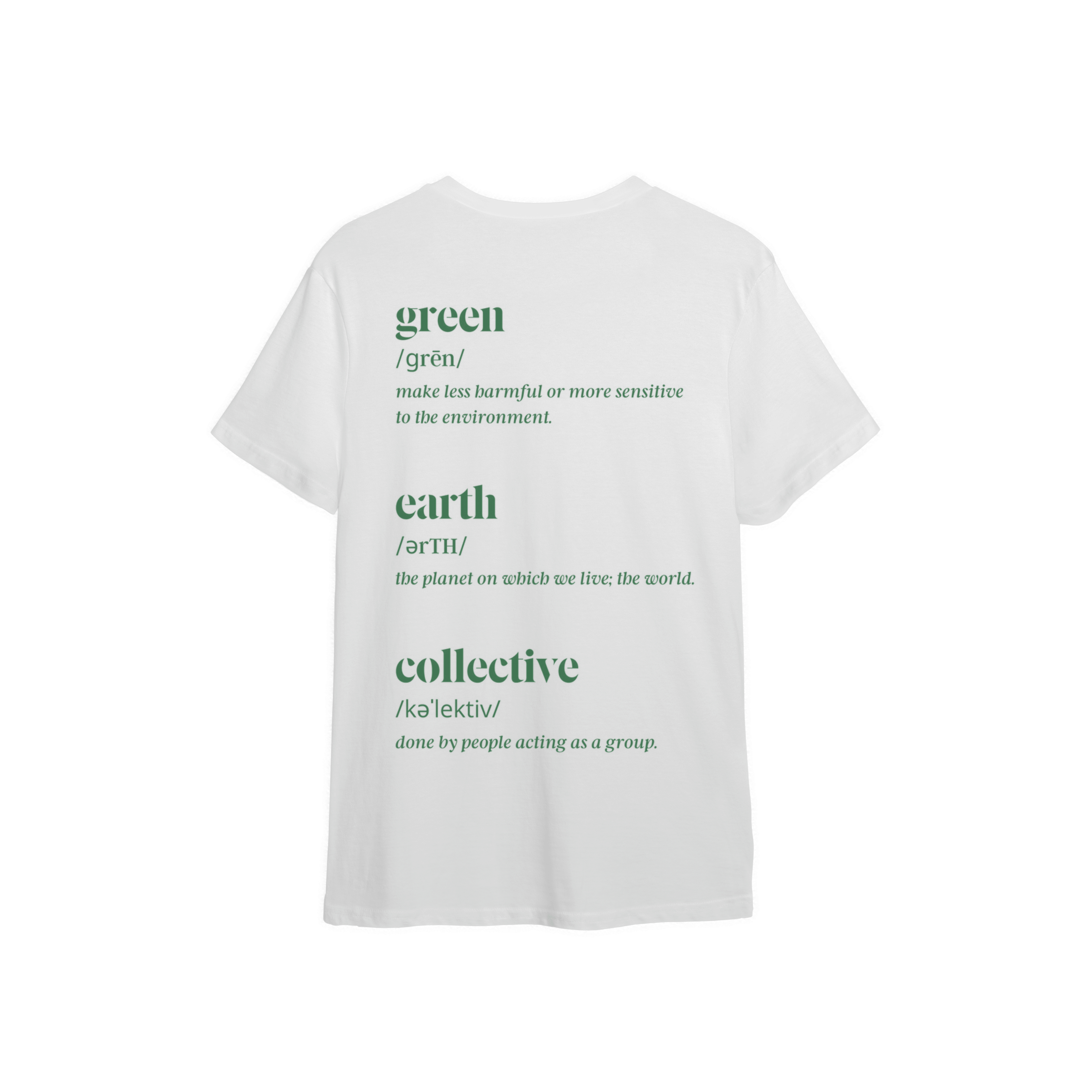 Crew Neck | 100% Cotton Green Earth Shirt - Green Earth Co. -  - $10 - Merchandise
