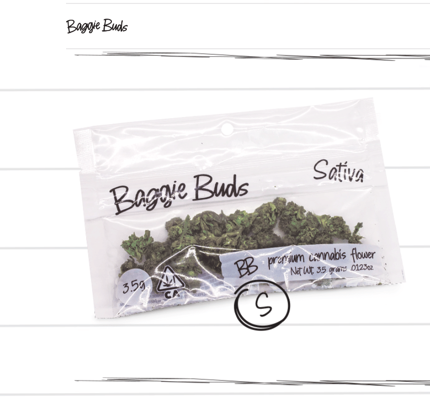 Baggie Buds | 3.5g - Strawberry Cough - Sativa - Baggie Buds -  - $13.50 - Flowers