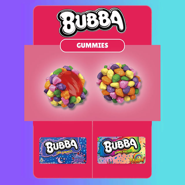 Bubba - Gummy Blasterz - Rainbow - 100mg - Sativa