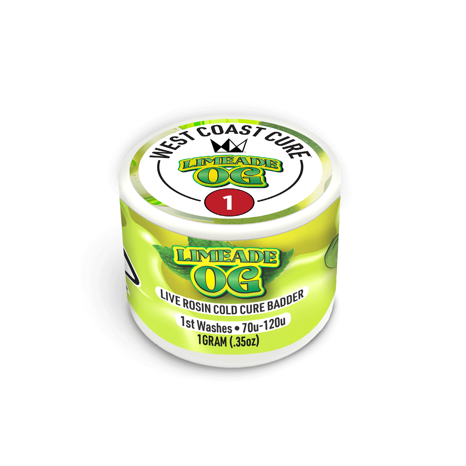 Limeade OG 1g Rosin Cold Cure Badder T1 - West Coast Cure -  - $41 - Concentrate