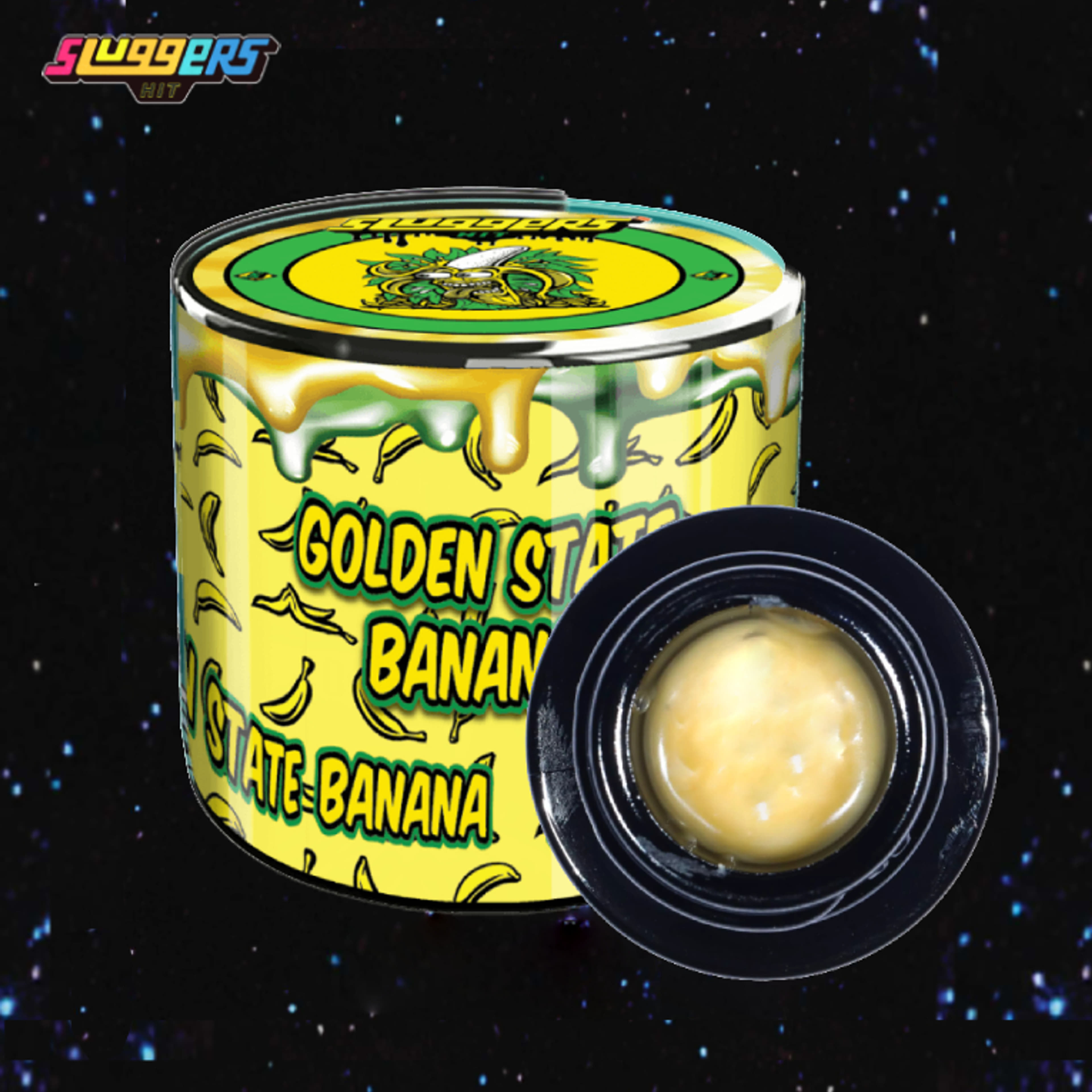 Sluggers x Golden State Banana - Strawberry Banana - Live Rosin - 1g - Sluggers - Strawberry Banana Rosin - $40.99 - Concentrates