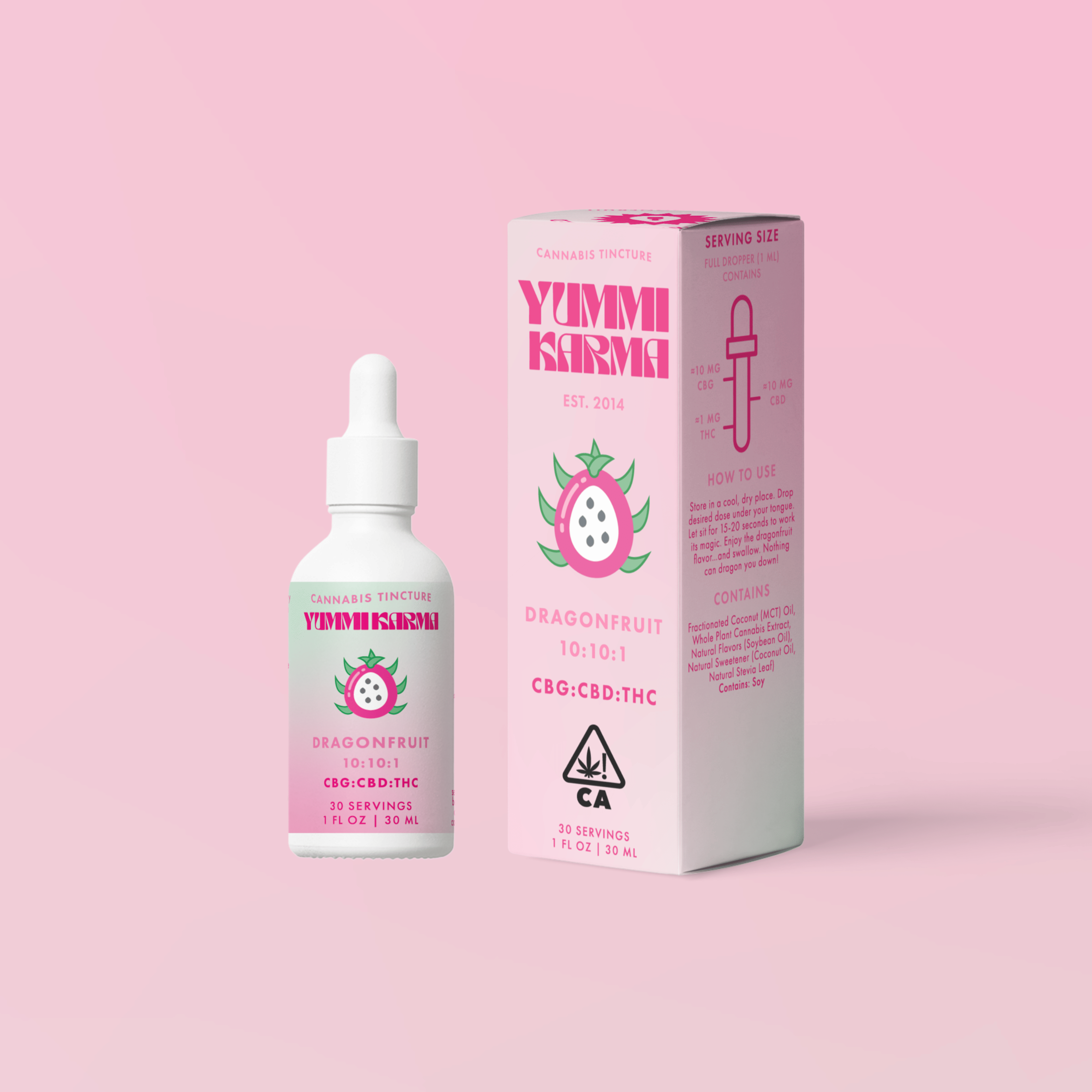 Dragonfruit 10:10:1 tincture - Yummi Karma - - $28.80 - Tincture