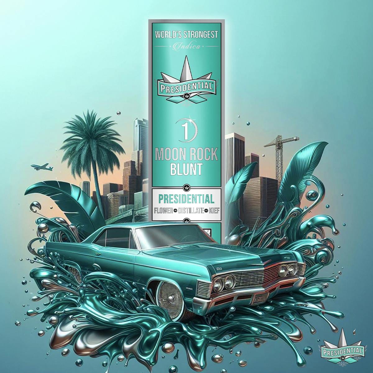 Classic MoonRock Blunt - 1.5g - Presidential -  - $22.50 - Infused Pre-Rolls