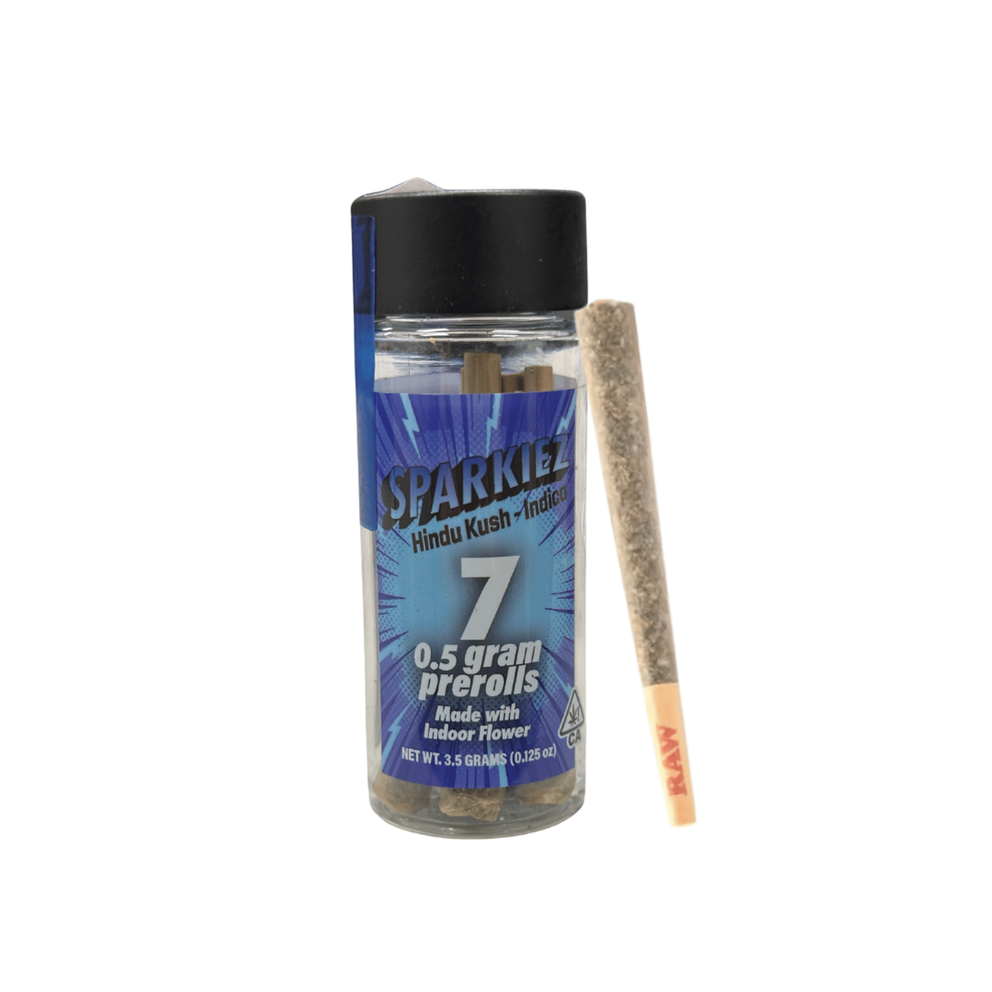Hindu Kush 7pk Preroll - Sparkiez - - $14 - Preroll