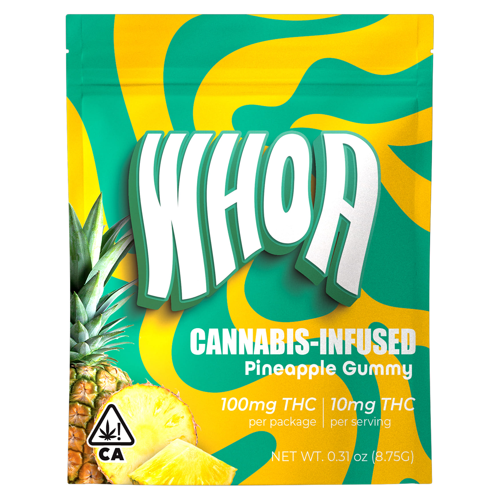 Pineapple (H) Gummy 100mg *B2G1 EVERYDAY* - Whoa - Pineapple (H) - $8 - Edibles