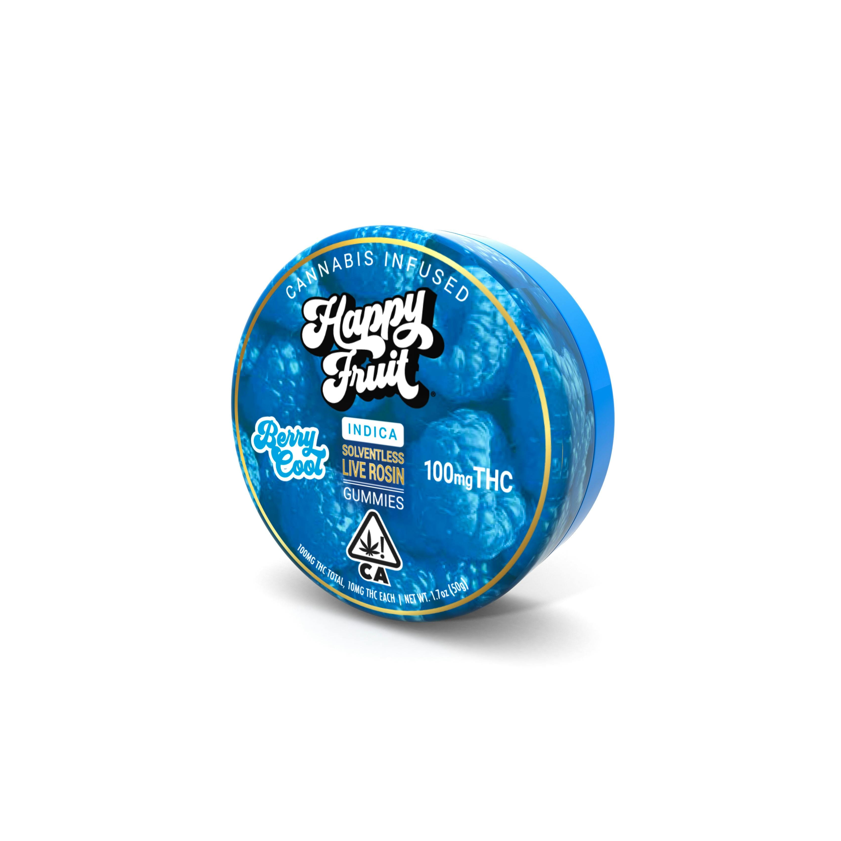 Berry Cool - Live Rosin Gummies *DAILY BOGO* - Happy Fruit - Berry Cool (I) - $16 - Edibles