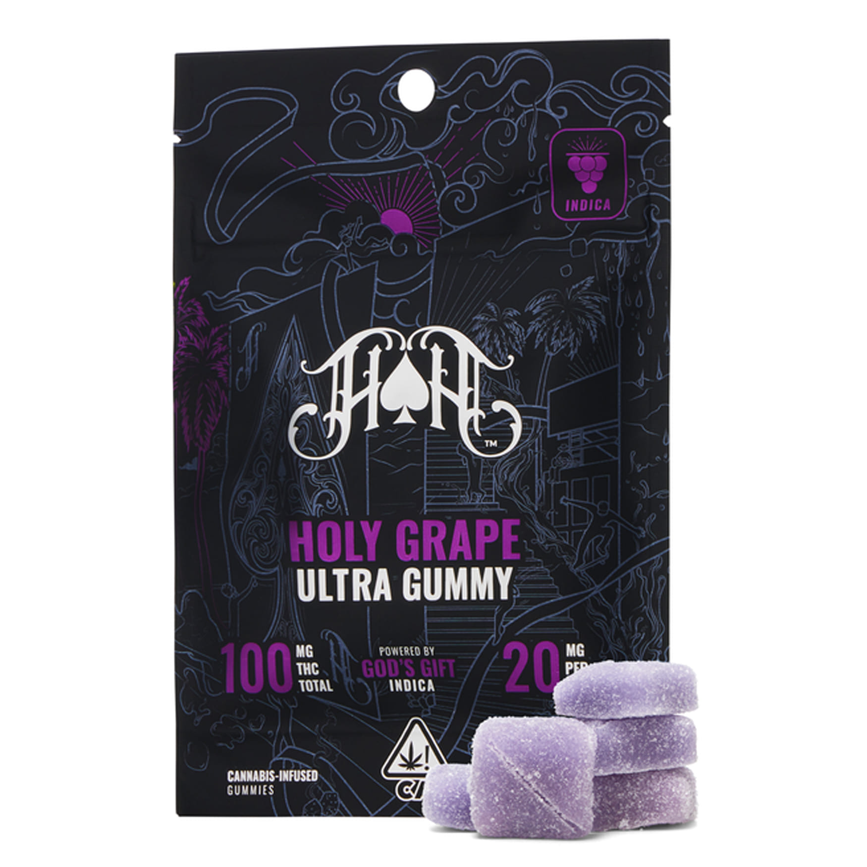 Heavy Hitter's Holy Grape Gummy Pack - Heavy Hitters - Holy Grape  [I] - $22 - Edibles