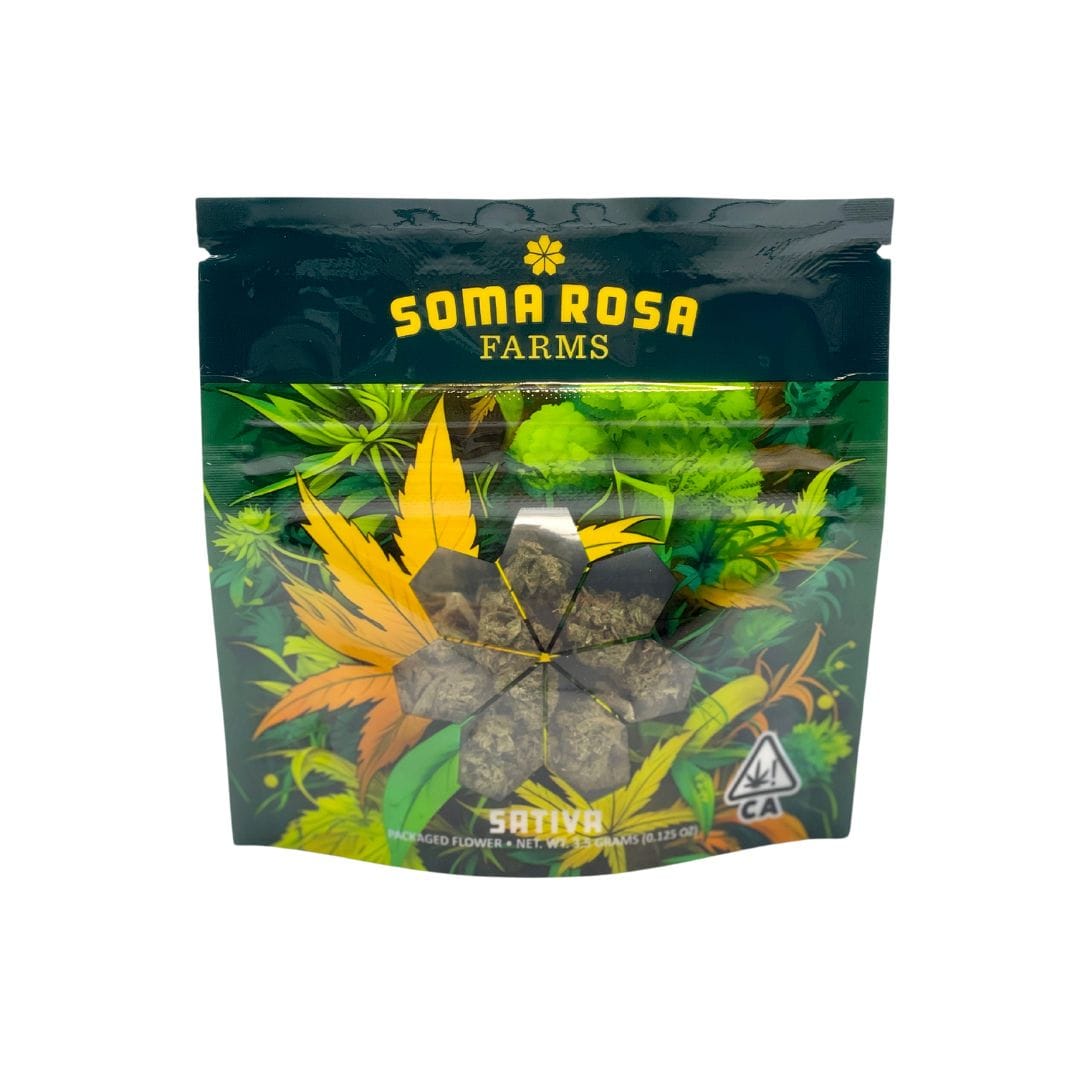 Lemon Thai x OG Kush - 3.5g - Soma Rosa - 3.5g - Sativa - $17 - Flower/Infused Flower (3.5 Grams)