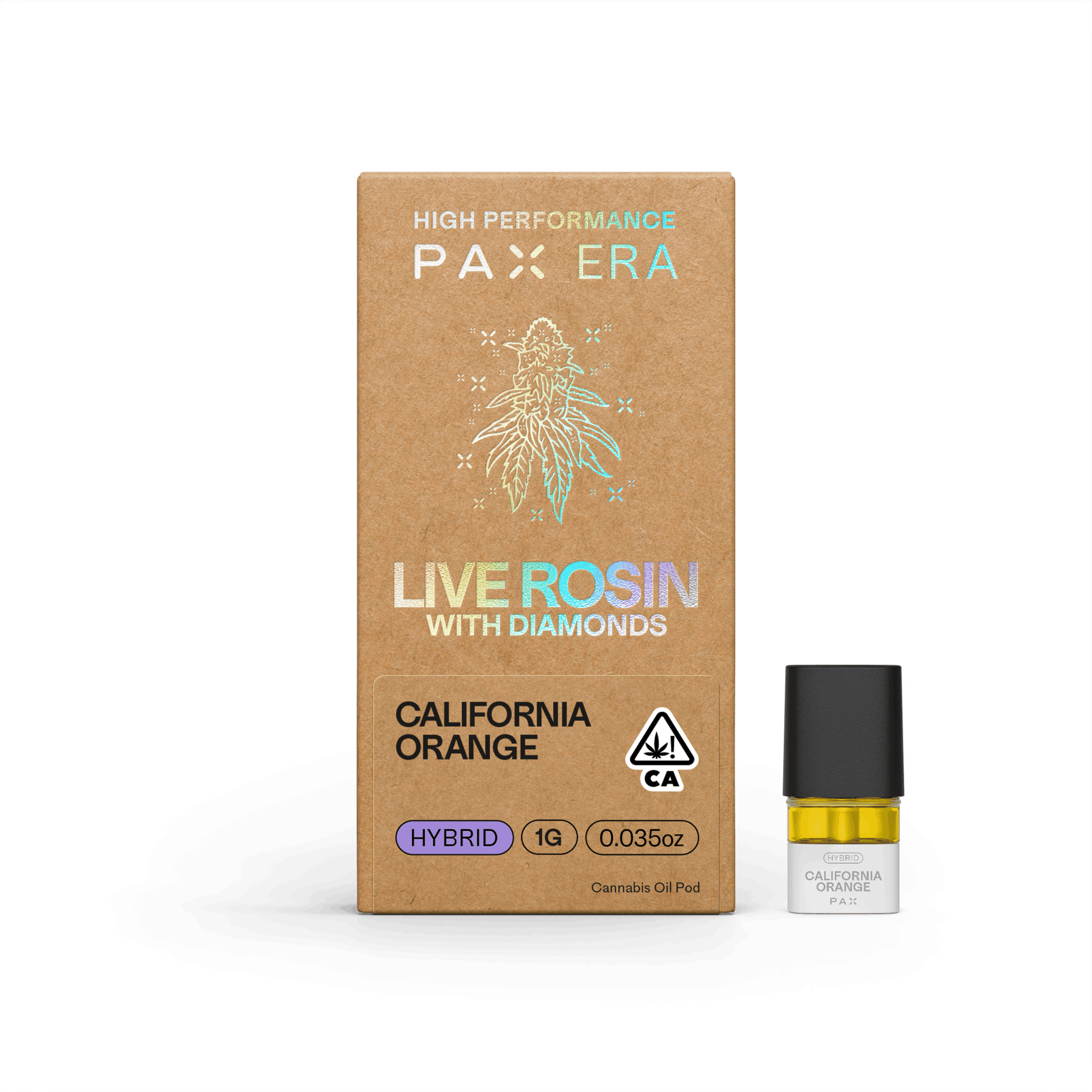 Pax Era | California Orange Live Rosin With Diamonds Pod - 1g - PAX - - $46 - Cartridges / Pods