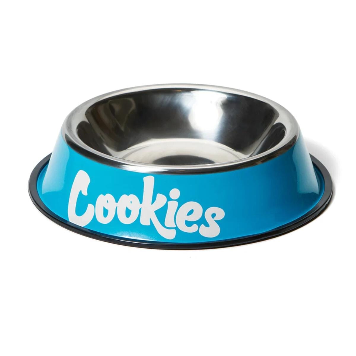 (Cookies Blue) Original Mint Powder Coated Stainless Steel Dog Bowl - Cookies Co. - Cookies Blue Dog Bowl - $24 - Apparel / Merch