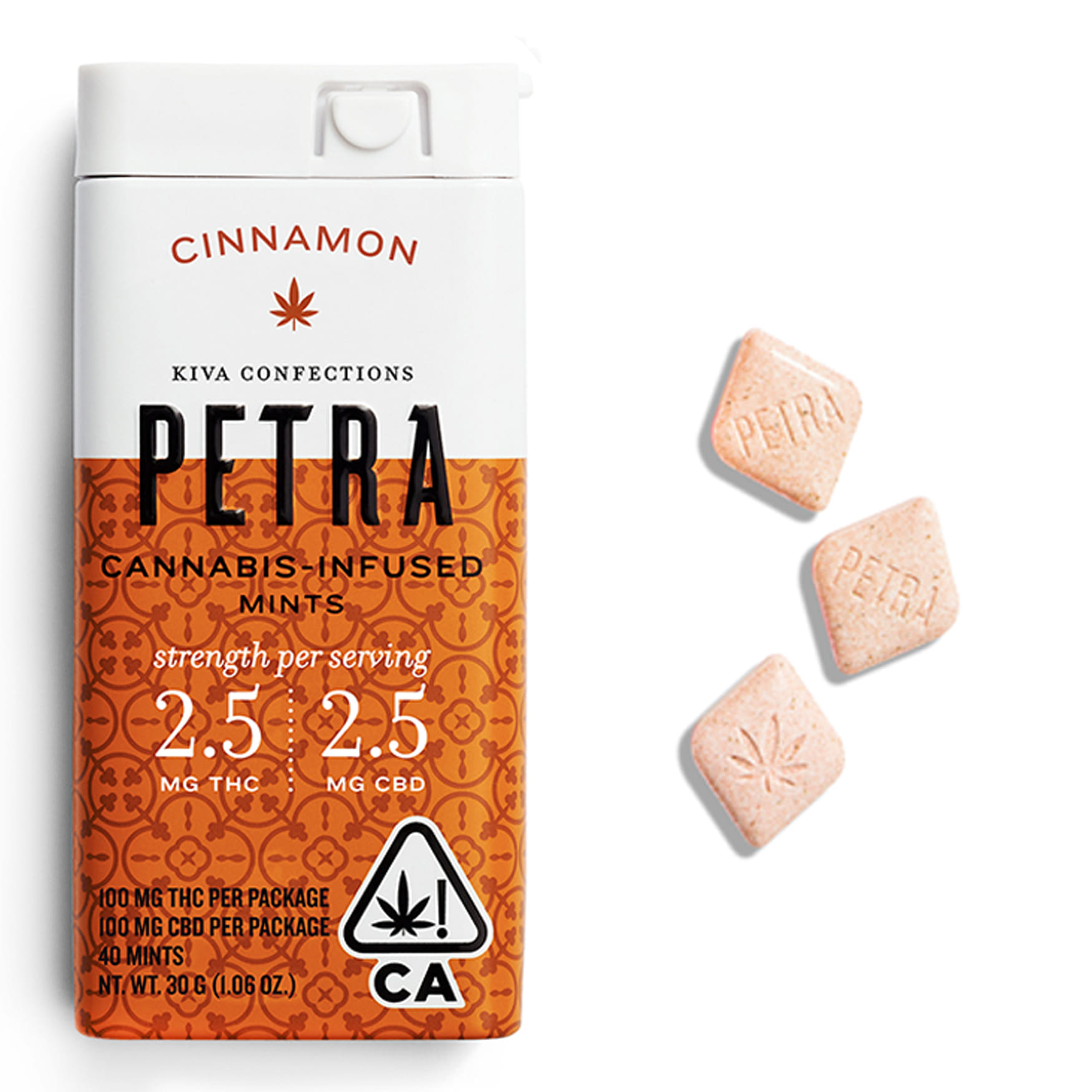 Saigon Cinnamon 1:1 CBD Mints - Petra - Saigon Cinnamon 1:1 CBD - $22 - Edibles