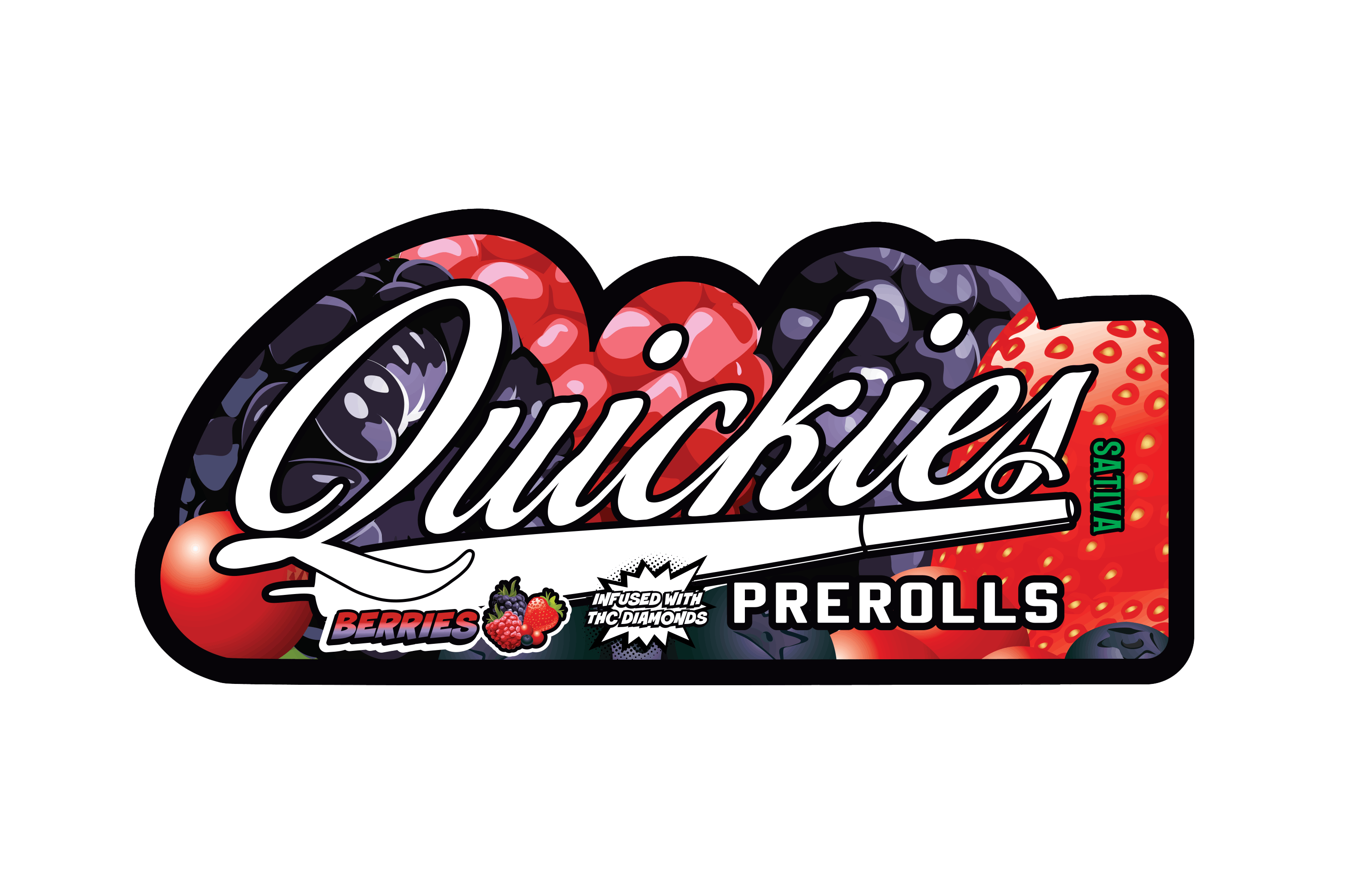 BERRIES 1G INFUSED - QUICKIES -  - $7 - Pre-Rolls