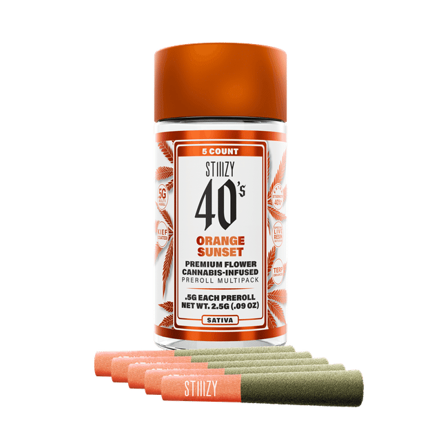 40's Infused Joints - Orange Sunset - 2.5g (5pk)