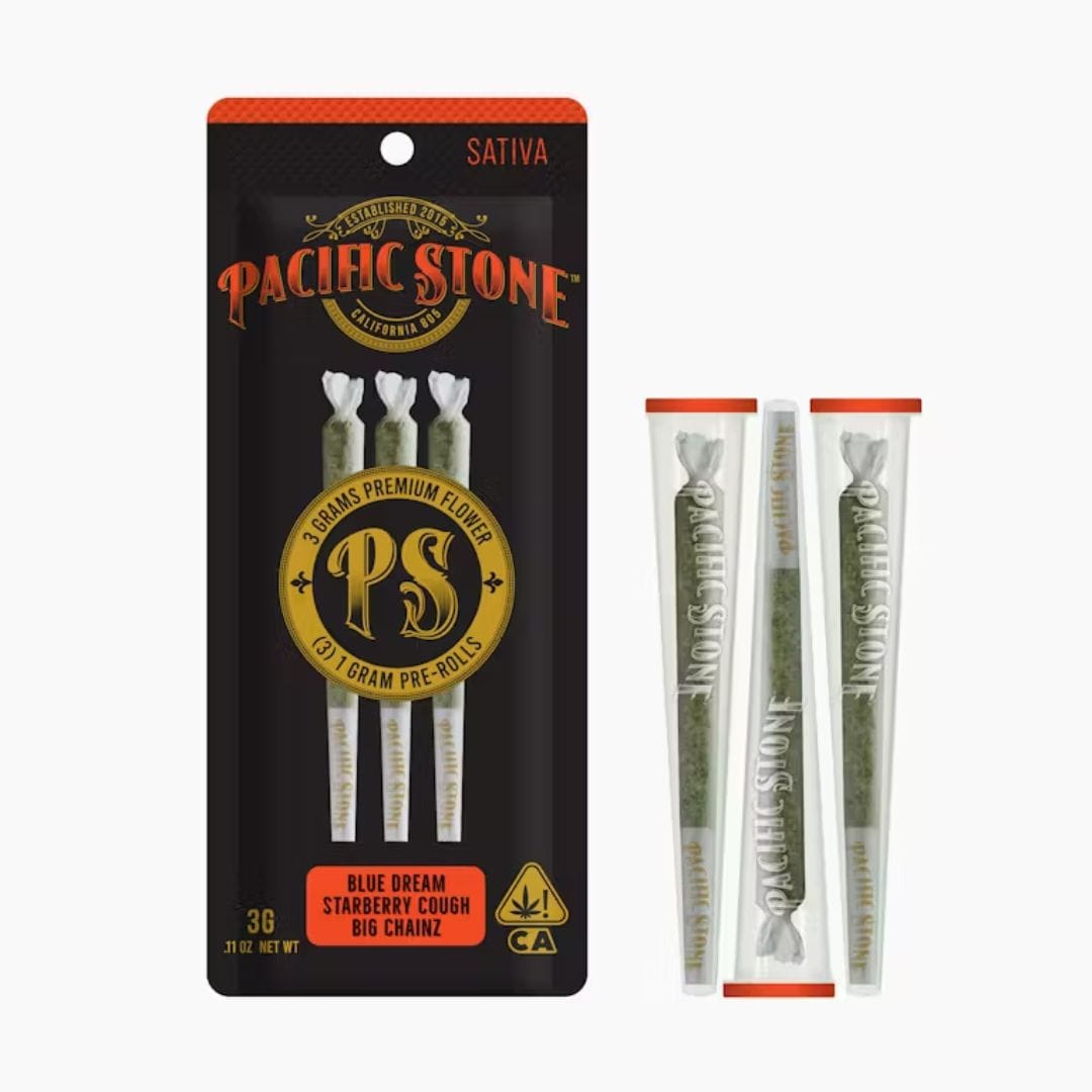 Sativa Variety 3pk Prerolls - Pacific Stone -  - $20.75 - Preroll