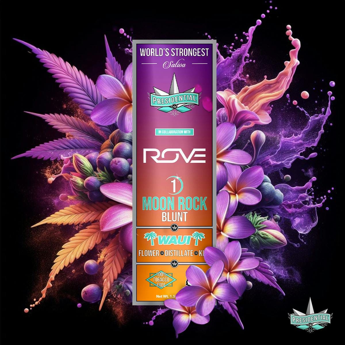 Waui Blunt 1.5g Moonrock Infused - Presidential -  - $18.01 - Pre-Rolls