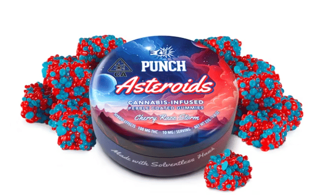 PUNCH EDIBLES & EXTRACTS — Cherry Razz Storm Asteroids