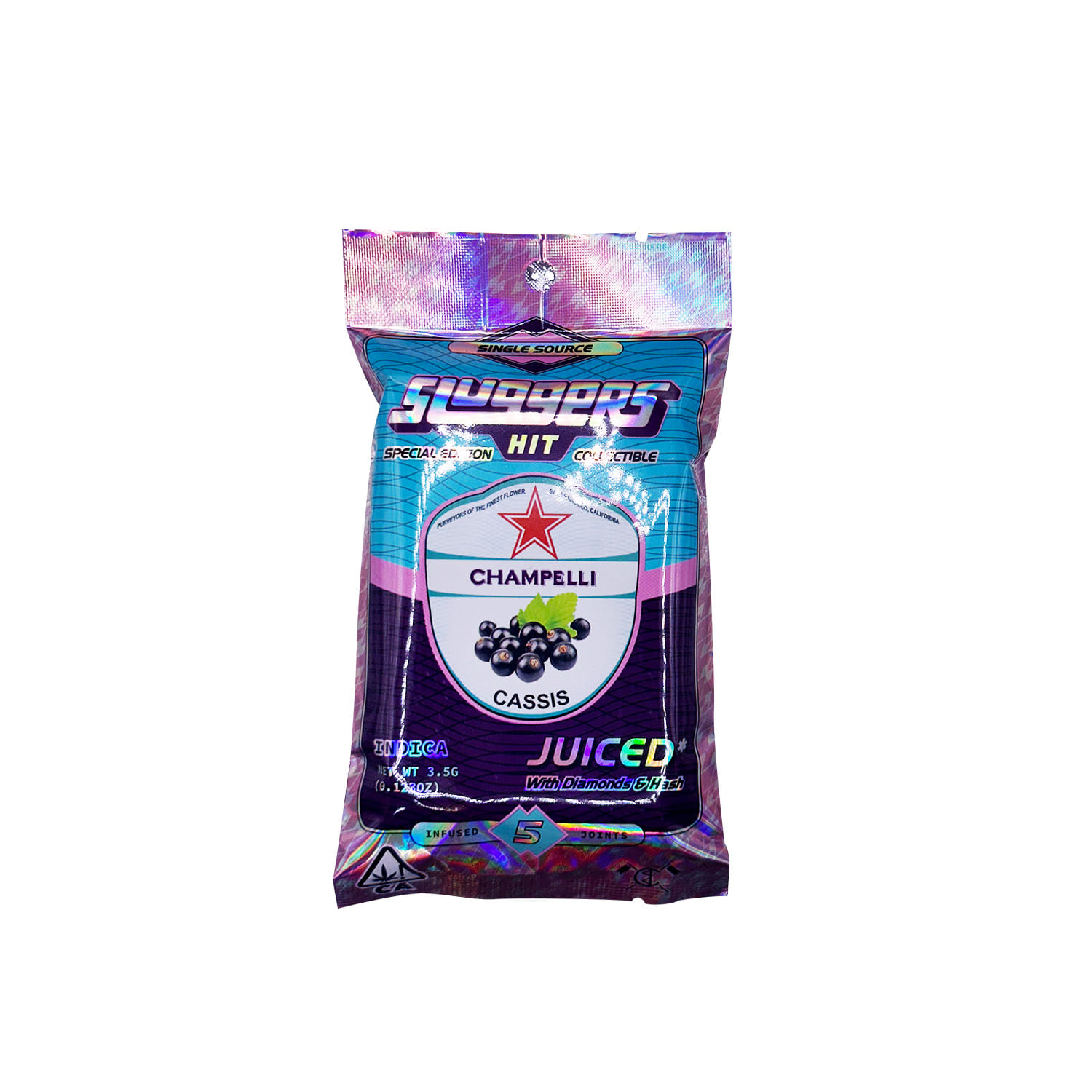 Champelli Cassis 5pk infused PRs - Sluggers -  - $31.35 - Preroll