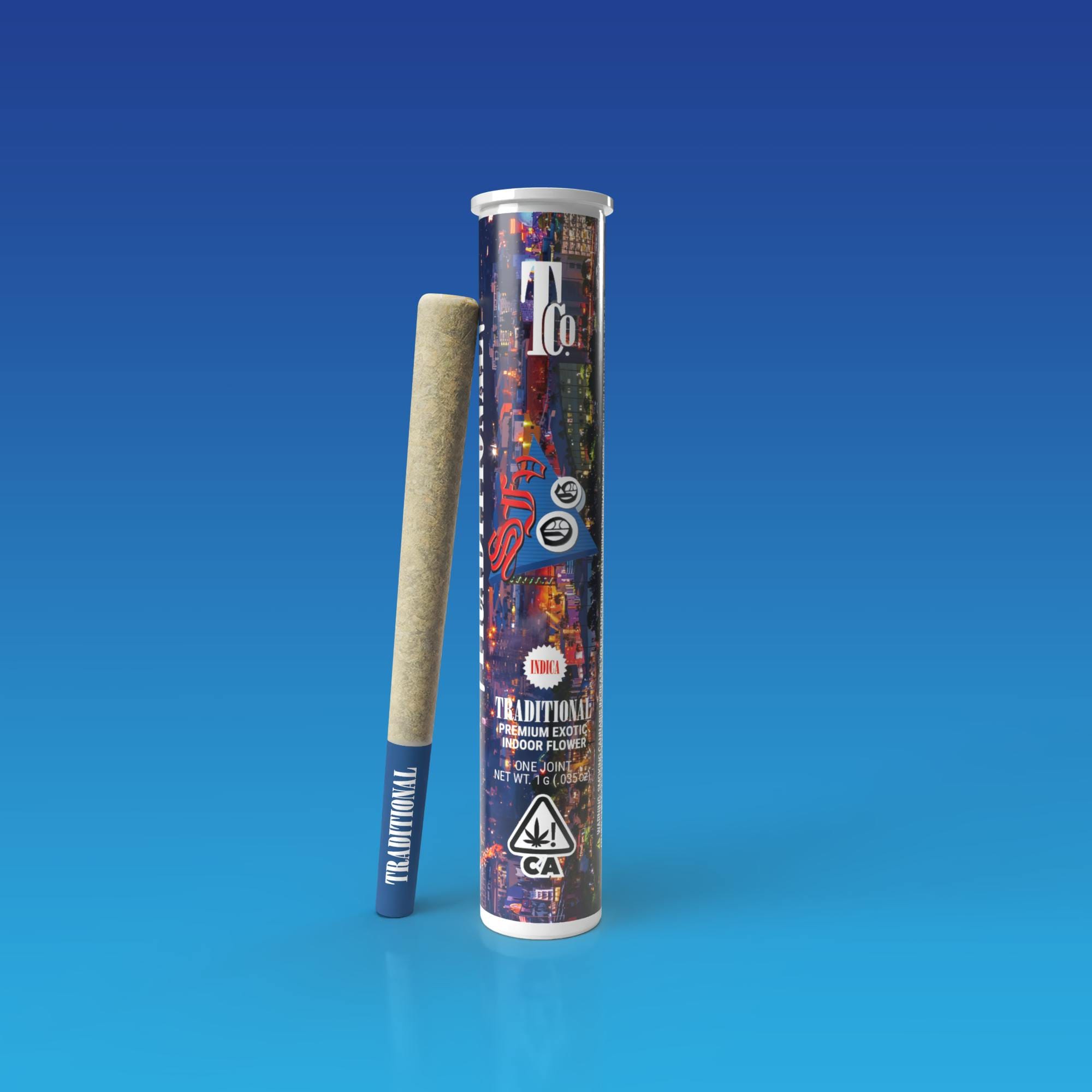 Traditional Co. | 1g - SFV OG - Pre-Roll - Indica - Traditional Co. -  - $10 - Pre-Rolls