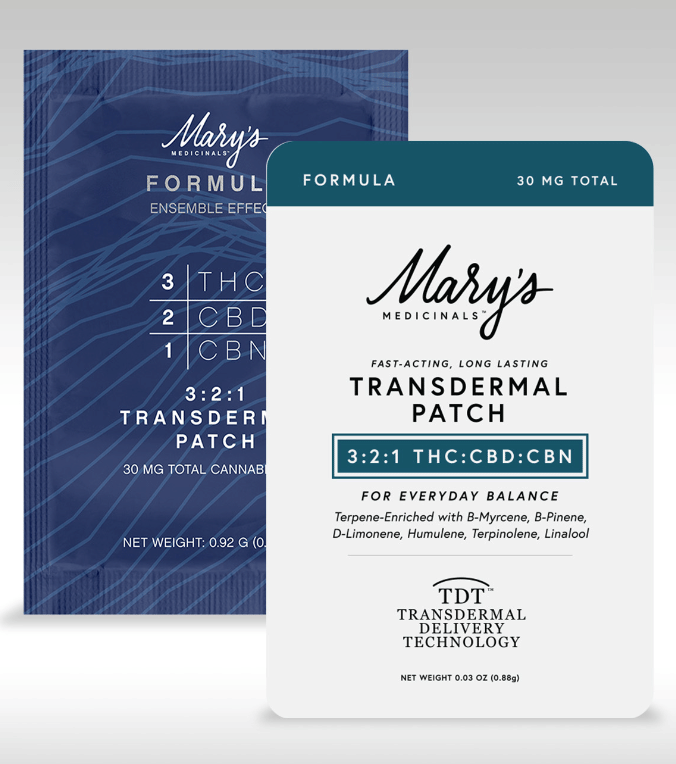 Mary's Medicinal Transdermal Patches 10pk - Marys Medicinals - Indica THC (10PK) - $58 - Topicals