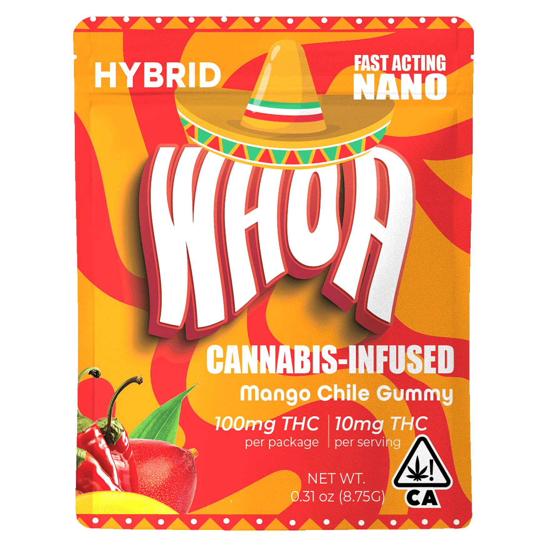 Mango Con Chile (H) Gummy 100mg *B2G1 EVERYDAY* - Whoa - Mango Con Chile (H) - $8 - Edibles