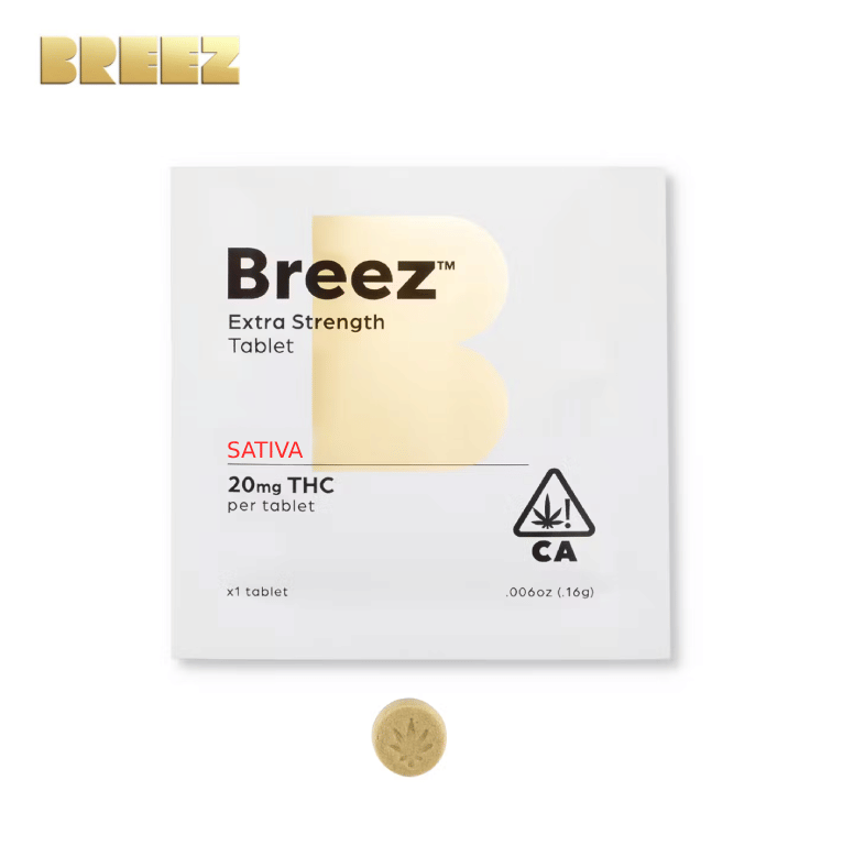 Breez Sampler - Sativa Extra Strength Tablets - 20mg THC - 1 Tablet Sampler - Breez - Sativa Sampler - $3.99 - Edibles