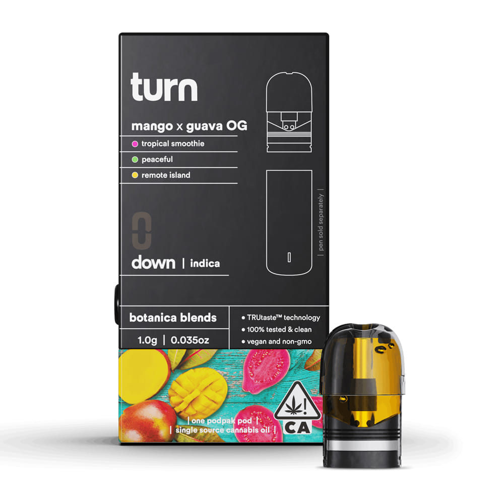 Mango x Guava (I) Pod 1g Botanica Blends - Turn - Mango x Guava (I) - $26.40 - Cartridges