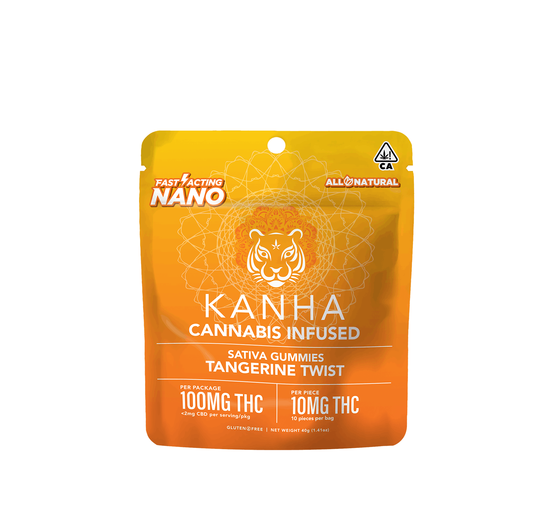TANGERINE TWIST 10MG 10PK - KANHA -  - $18 - Edible (weight - each)