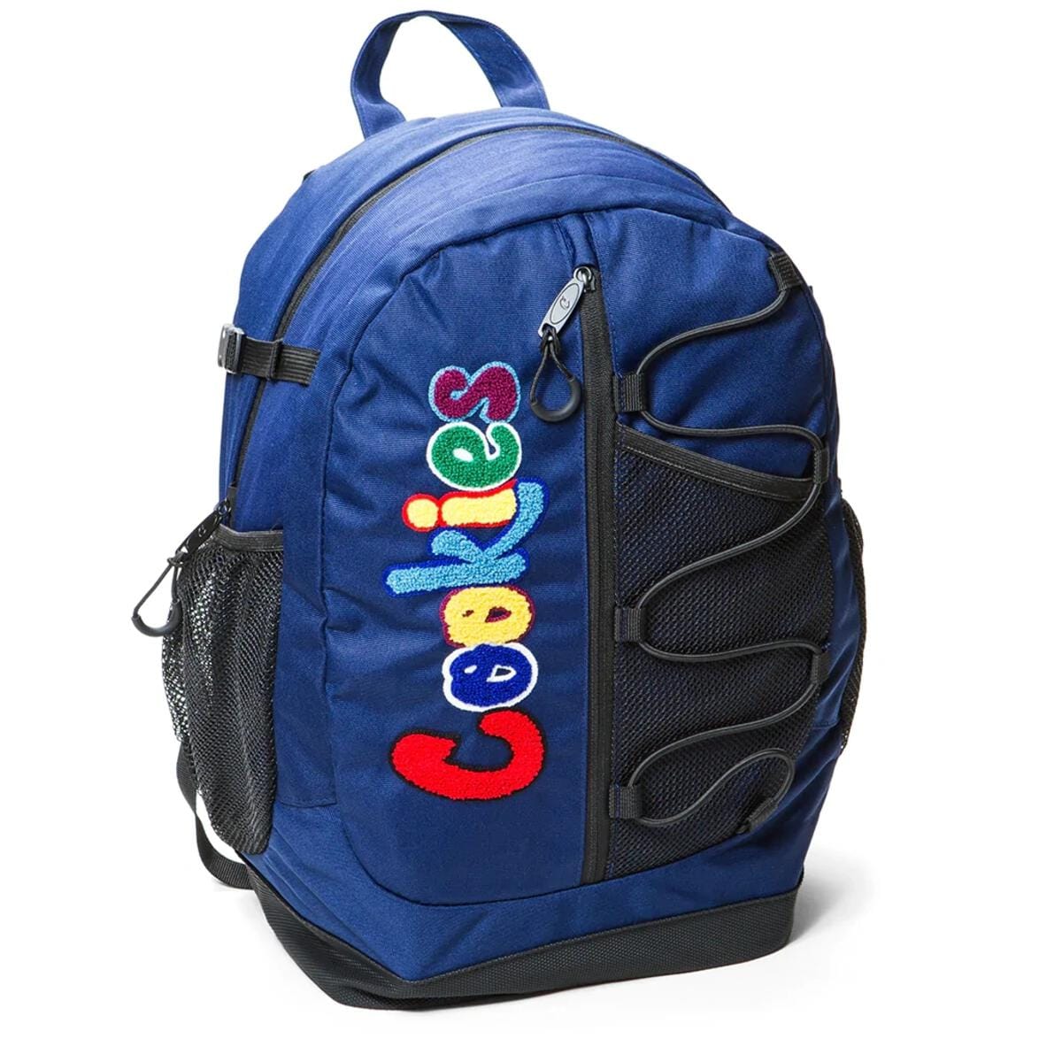 Cookies Smell-Proof Bungee Nylon Backpack w/ Rainbow Logo - Cookies Co. - Blue Backpack - $128 - Apparel / Merch