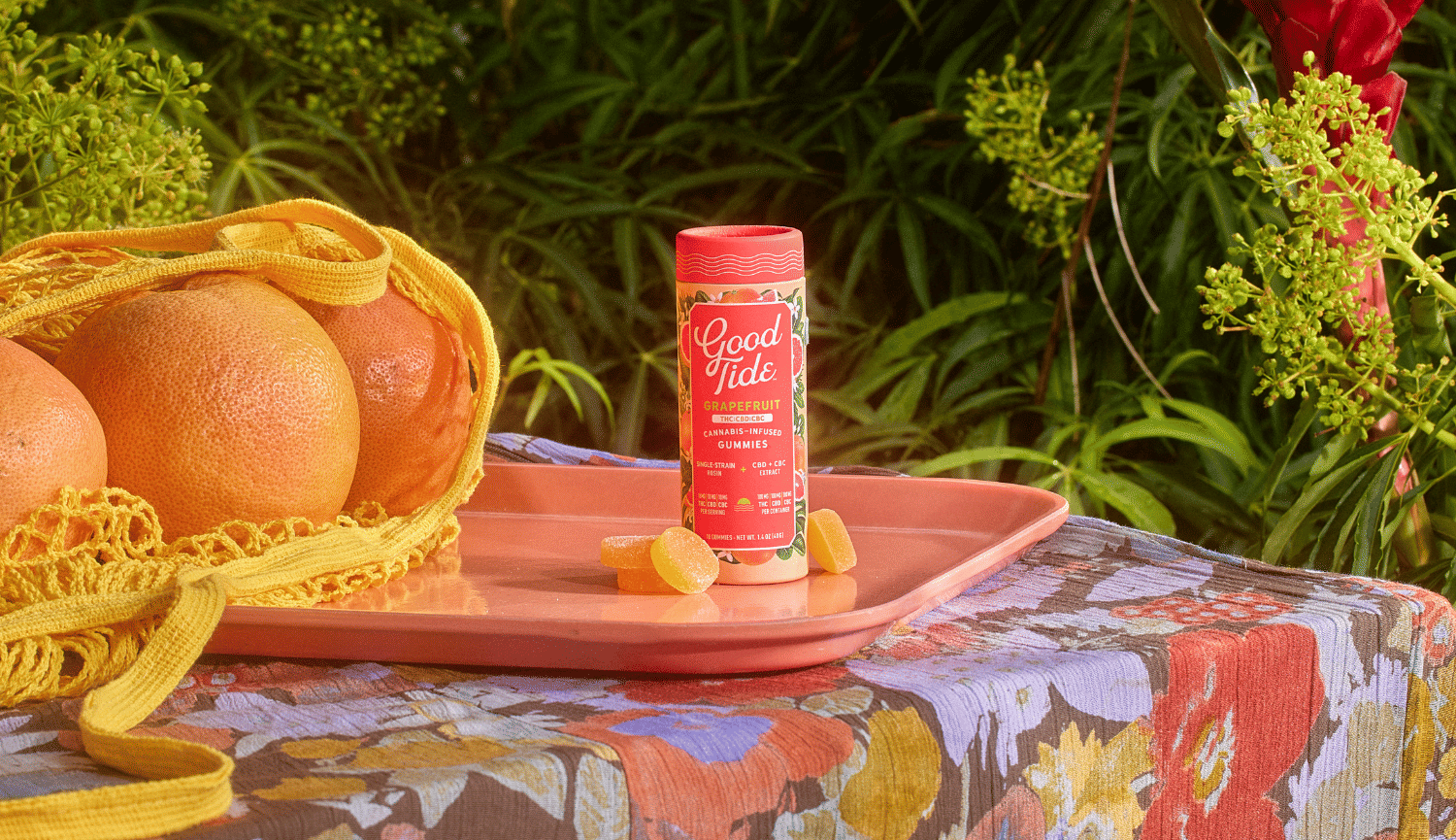 Good Tide - Grapefruit 1:1:1 THC:CBD:CBC Solventless Hash Rosin Gummies - Good Tide - Good Tide - Grapefruit 1:1:1 THC:CBD:CBC Solventless Hash Rosin Gummies - $33 - Edible