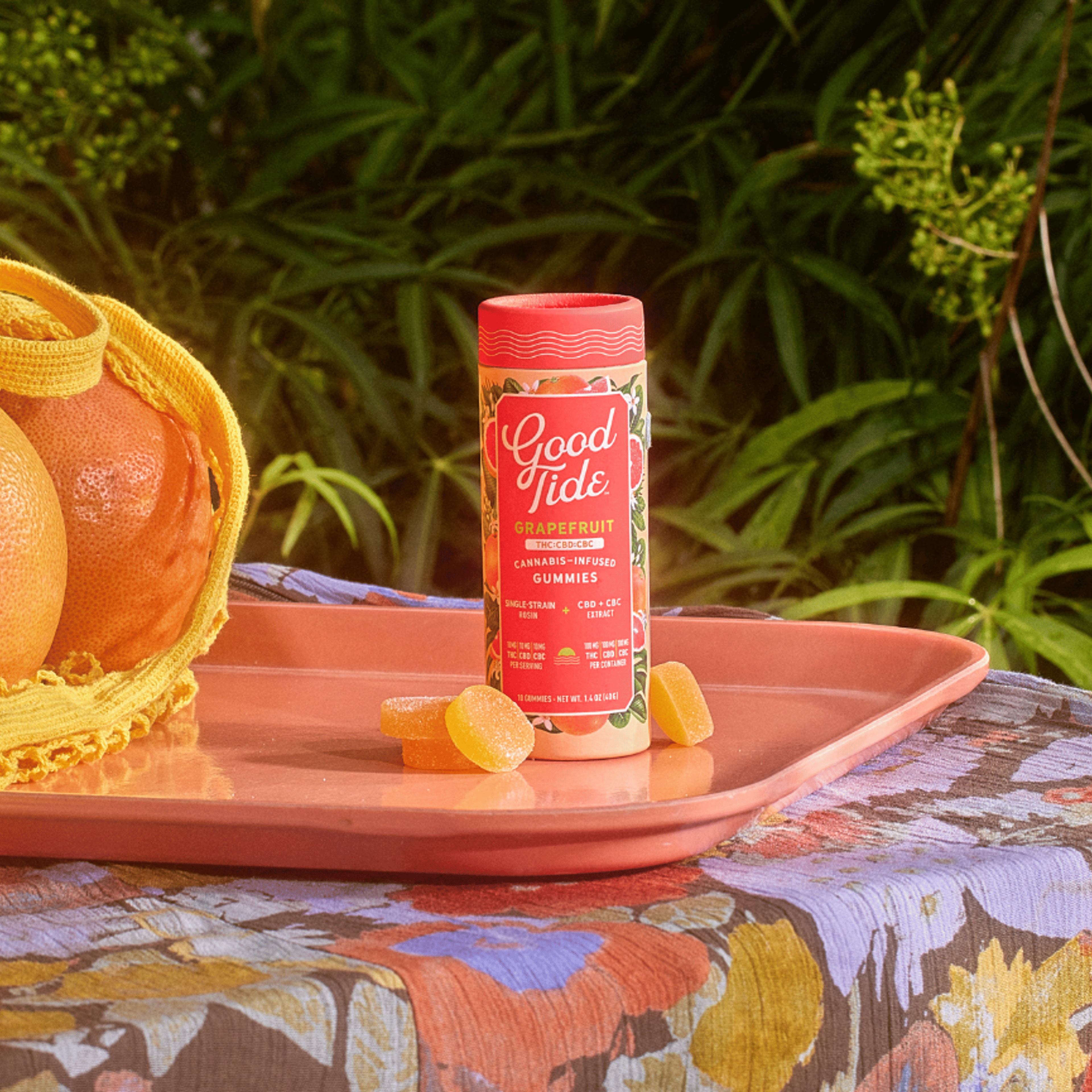 Good Tide - Grapefruit 1:1:1 THC:CBD:CBC Solventless Hash Rosin Gummies - Good Tide - Good Tide - Grapefruit 1:1:1 THC:CBD:CBC Solventless Hash Rosin Gummies - $33 - Edible