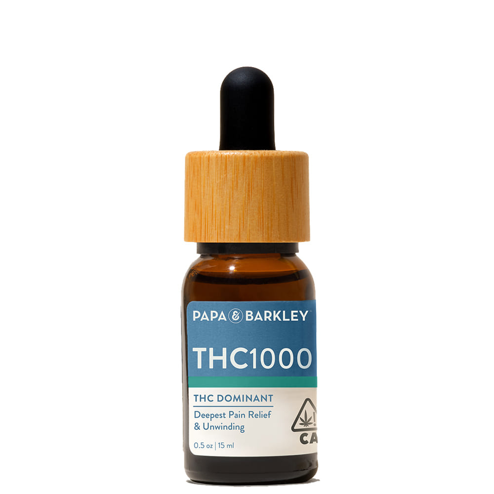 THC 1000 Tincture **SPECIAL PRICING** - Papa & Barkley - 1000 THC Tincture - $40 - Tinctures