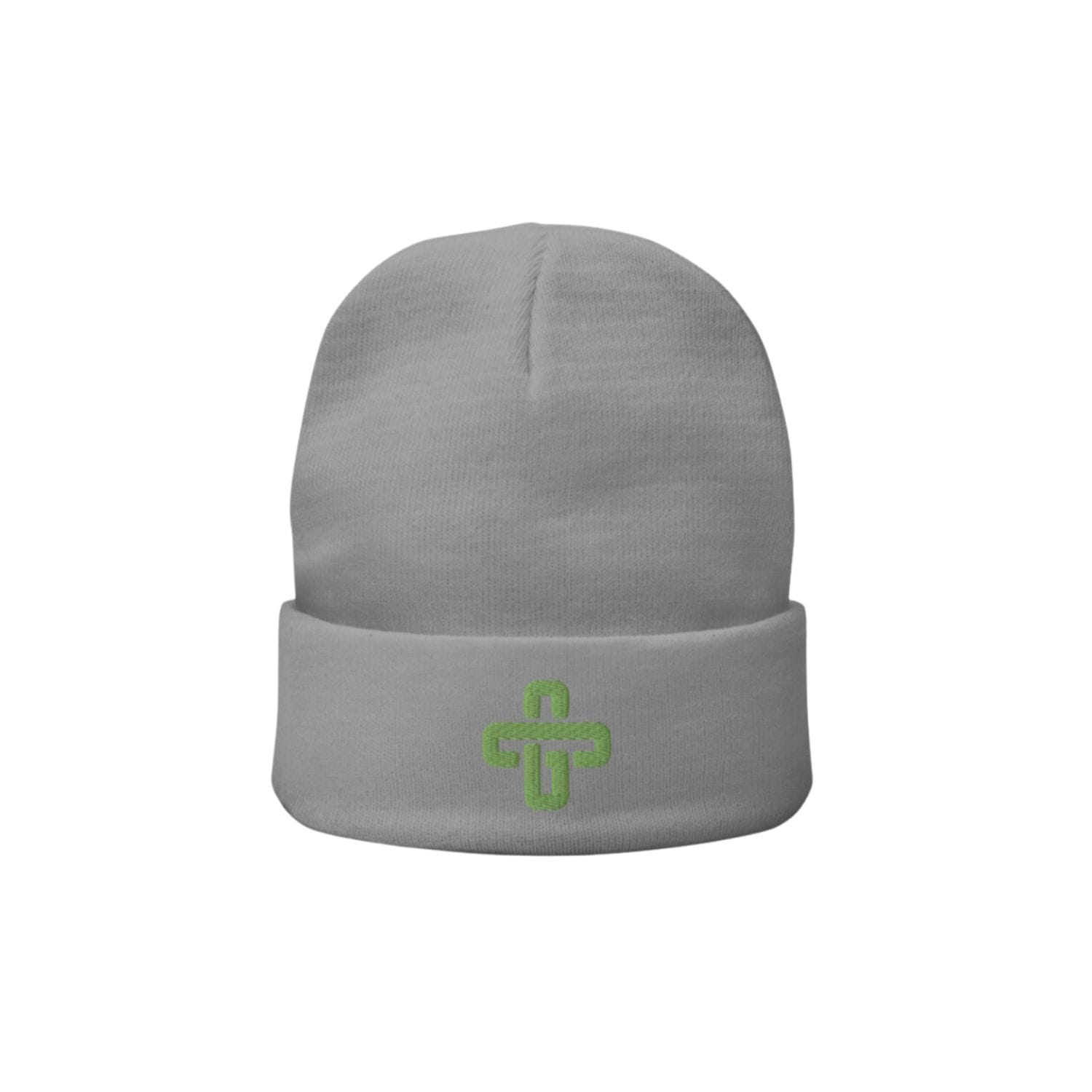 Embroidered Beanie - Gray - Original Green Cross -  - $14.99 - Non-Cannabis