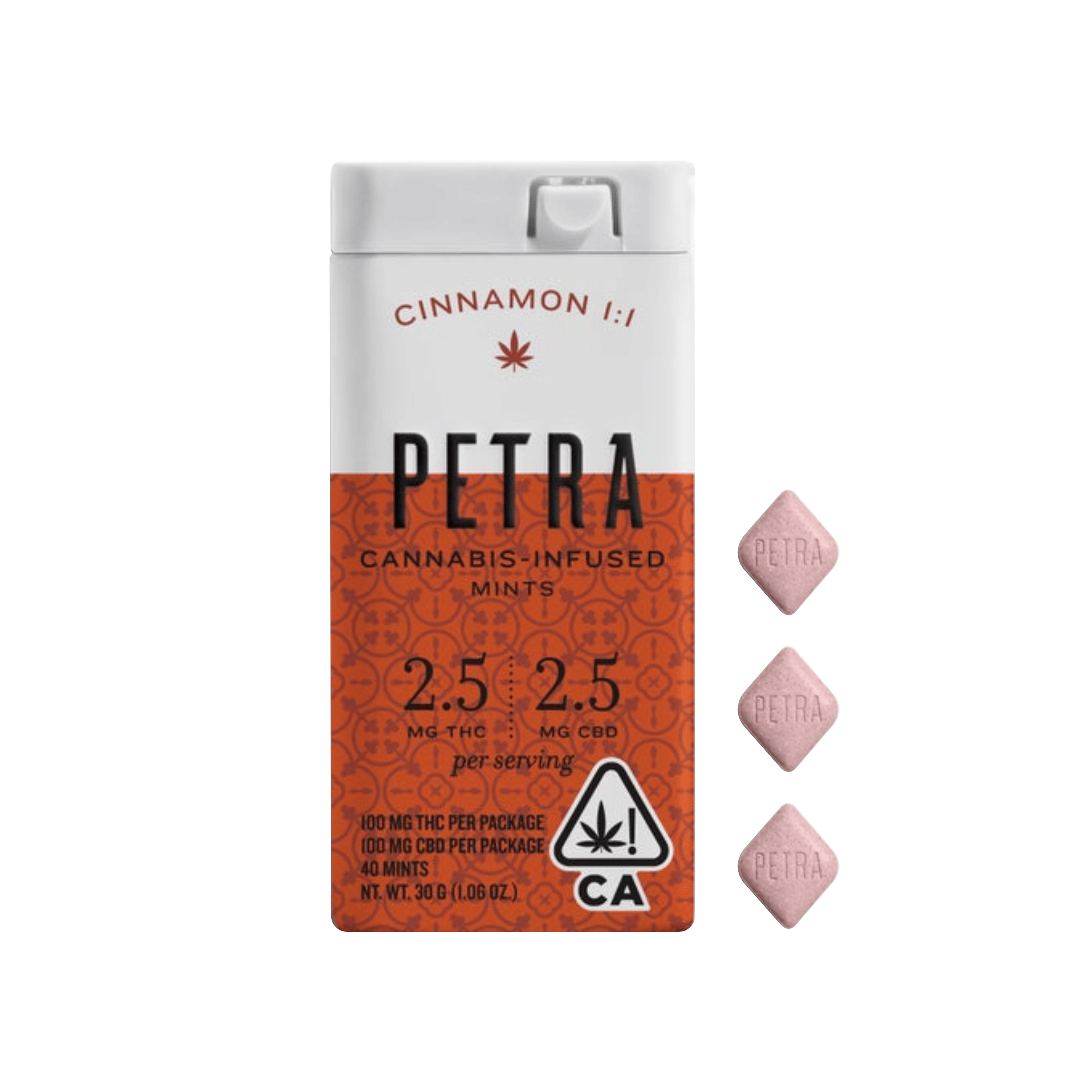 Petra Mints | Saigon 1:1 Cinnamon - 100MG - Petra Mints by Kiva - - $22 - Edibles