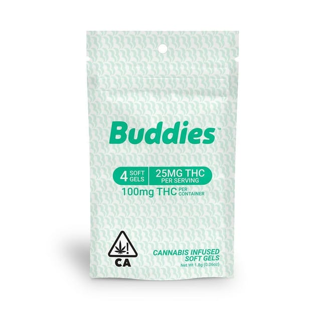 25mg THC | 4pc Capsules