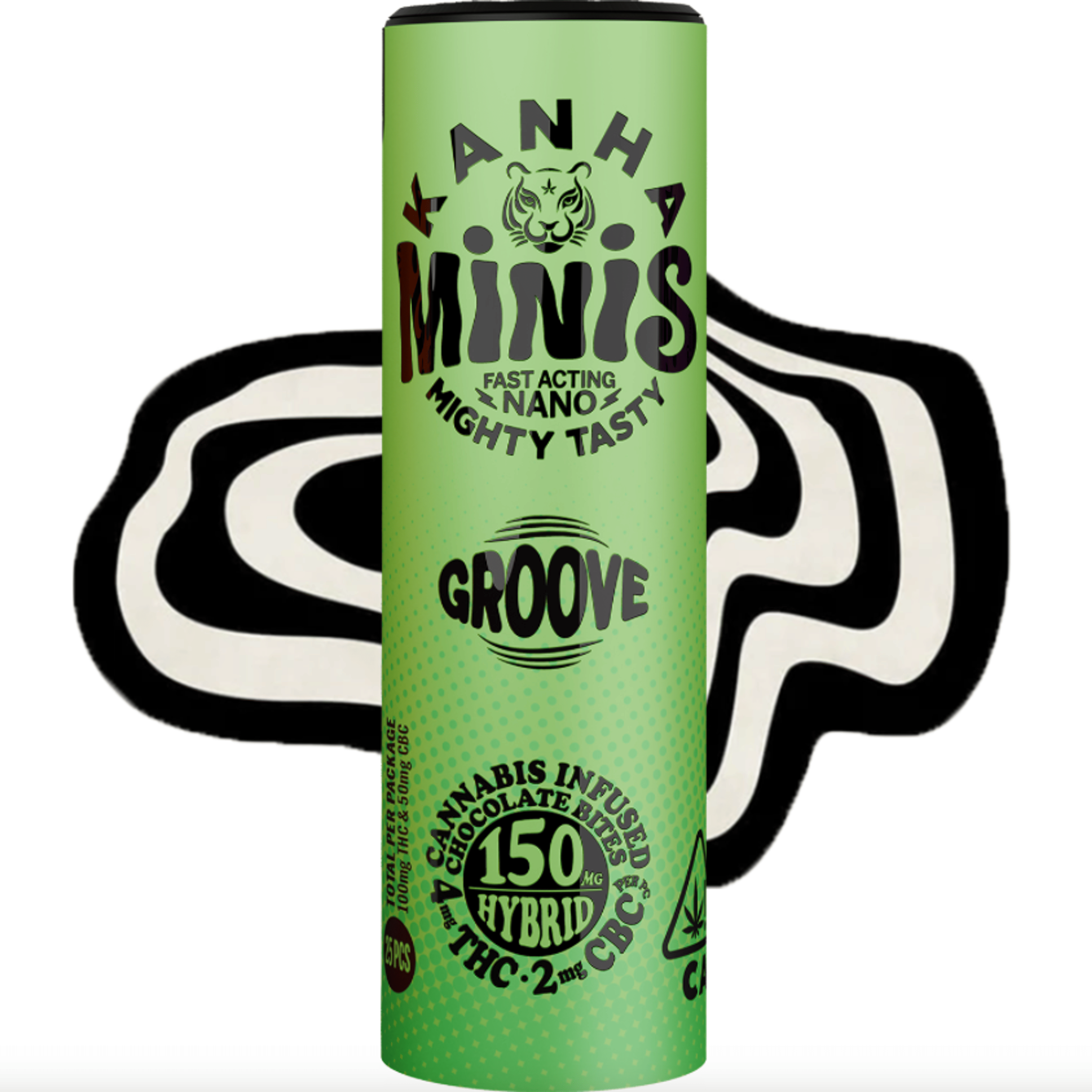 GROOVE 2:1 THC:CBC Minis Chocolates 25-pack - Kanha - - $27 - Edible