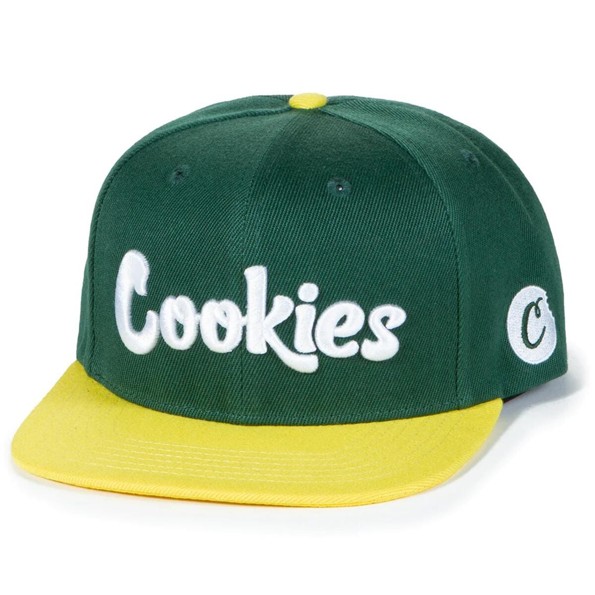 Forest Green/Gold Original Logo Snapback - Cookies Co. - Green/Gold Cookies Hat - $38 - Apparel / Merch