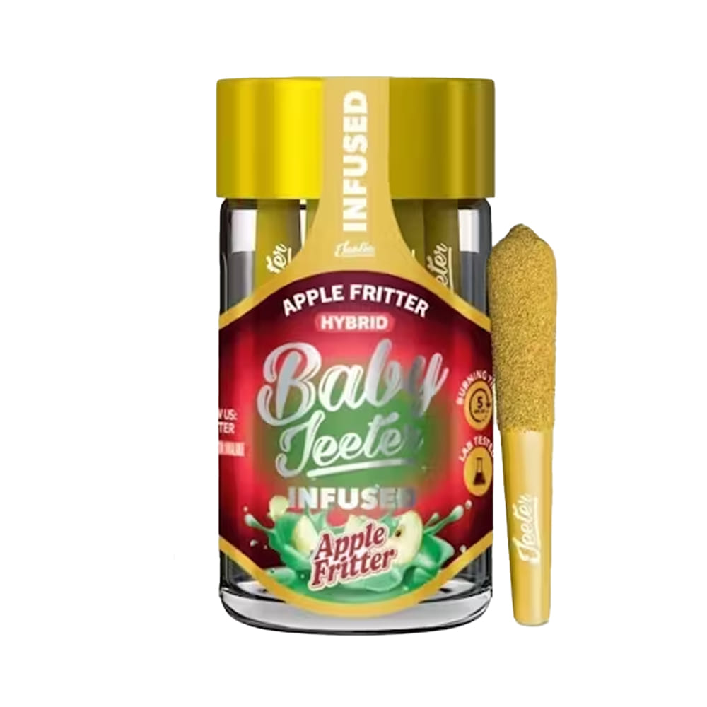 Apple Fritter Quad Infused Baby Jeeter Pre-Rolls (5Pk) (2.5G) - Jeeter - (5Pk) (2.5G) - $30 - Preroll