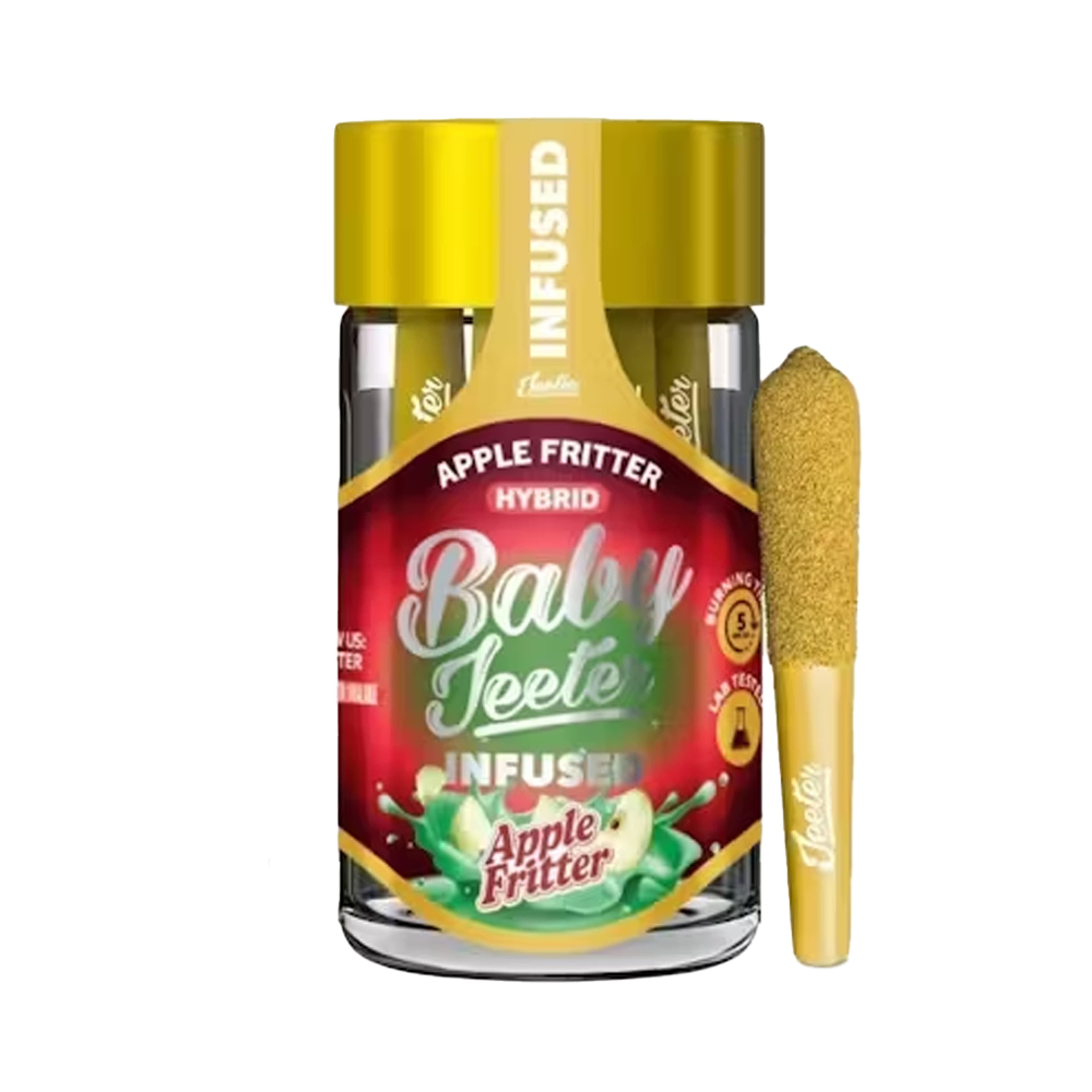 Apple Fritter Quad Infused Baby Jeeter Pre-Rolls (5Pk) (2.5G) - Jeeter - (5Pk) (2.5G) - $30 - Preroll