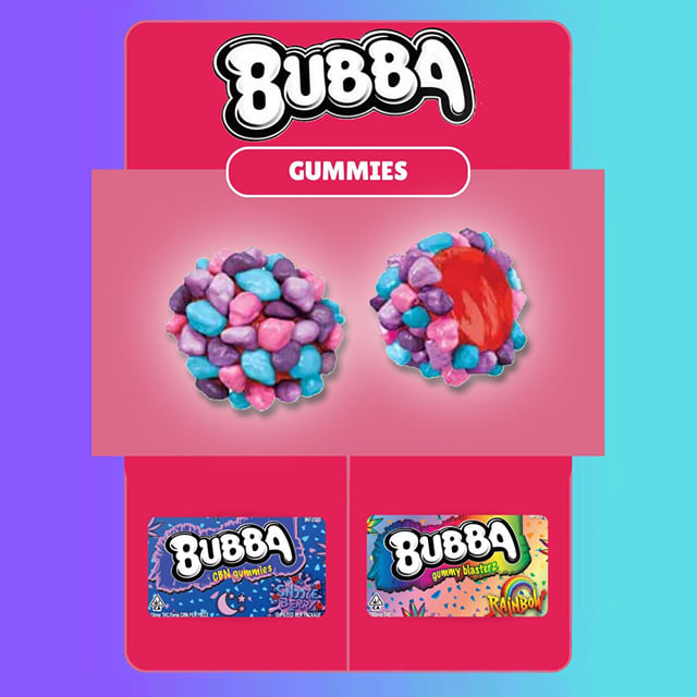 Bubba - Gummy Blasterz - Berry - 100mg - Indica
